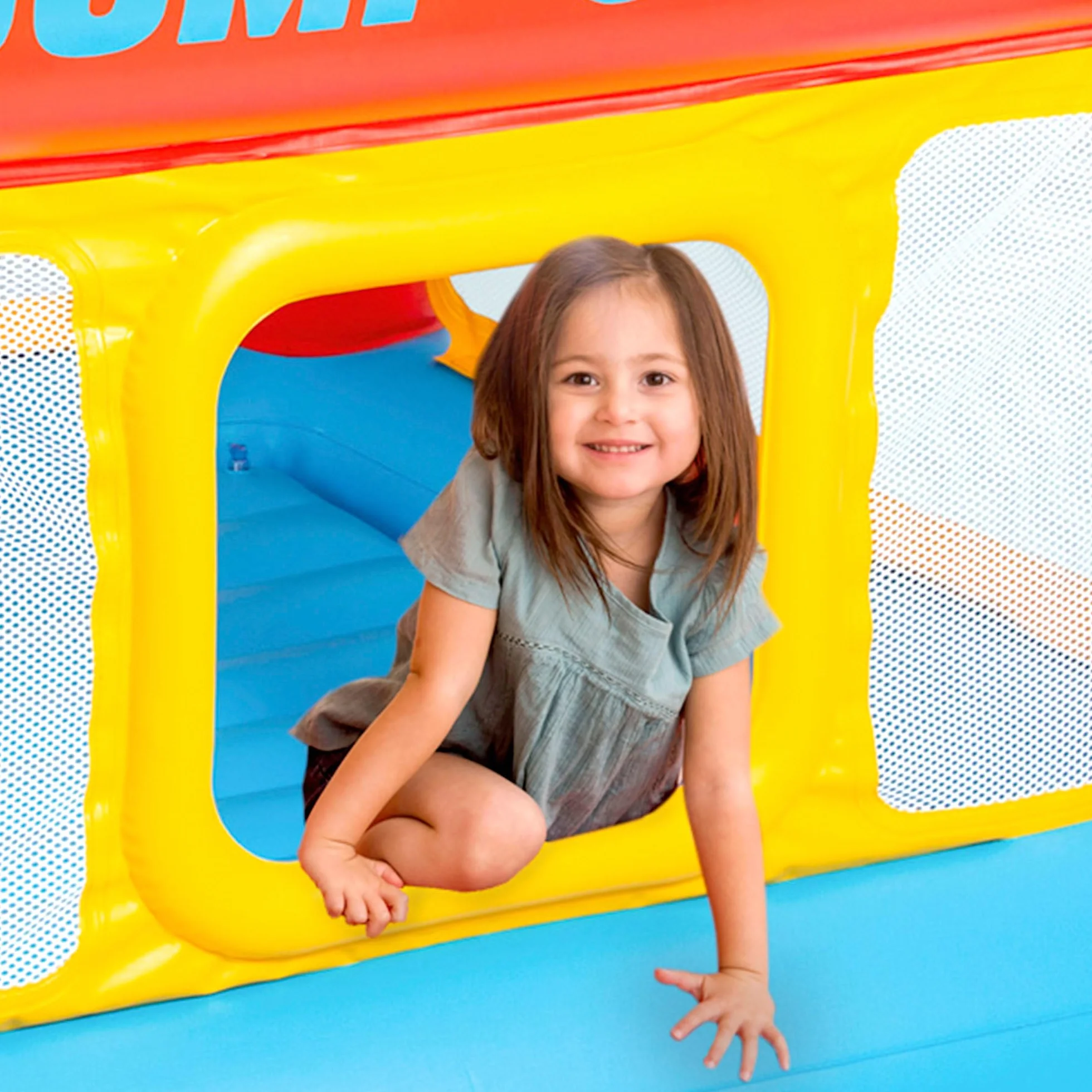 Intex 48260NP - Playhouse Jump-O-Lene, Vinile, Multicolore, 174x174x112 cm