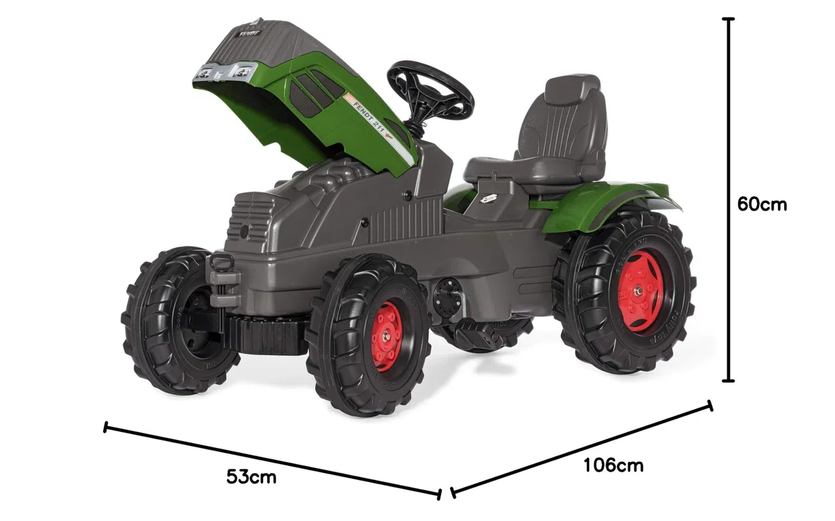 Rolly Toys 601028 - Trattore a Pedali Farmtrac Fendt 211 Vario