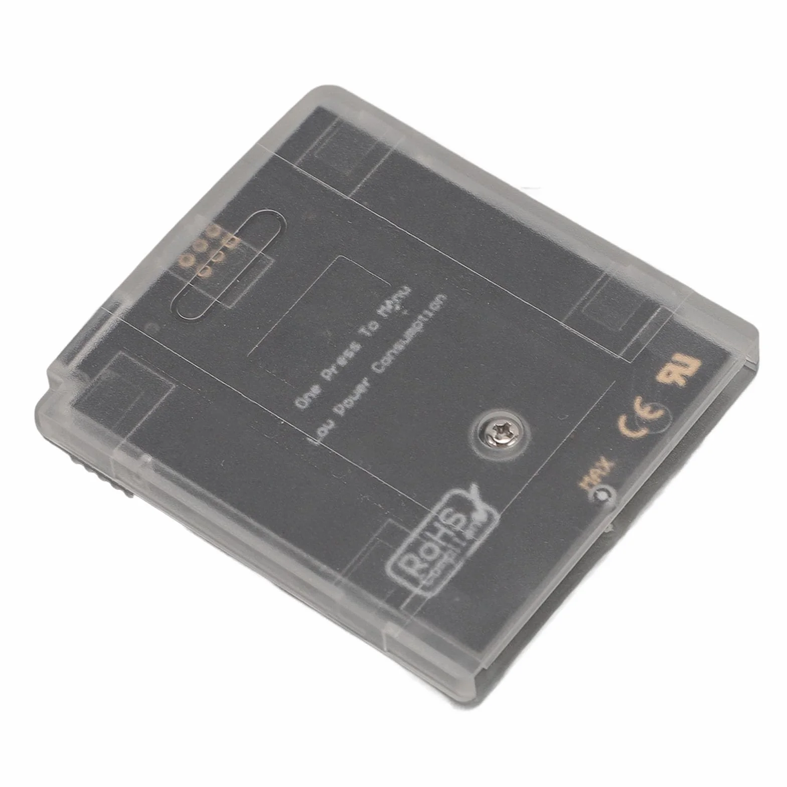 JTLB Cartuccia di gioco professionale 1000 in 1, supporta Gameboy Color, Gestione file drag-and-drop, cassetta video per gameboy, tasti A-B personalizzabili (bianco trasparente)