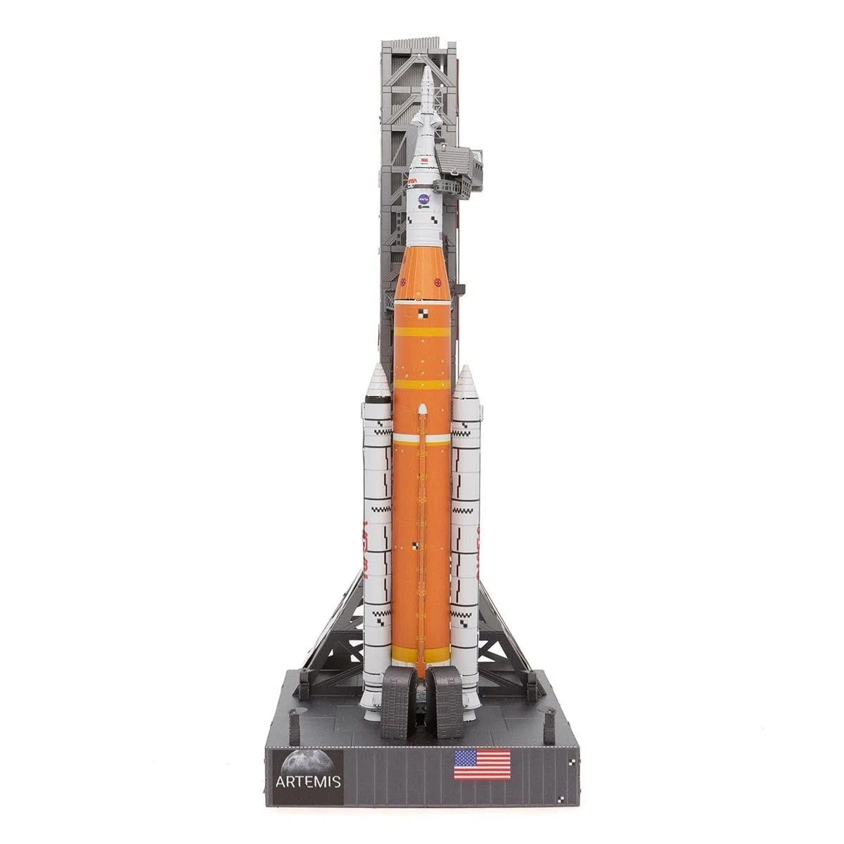 Metal Earth Serie Premium Artemis Moon Rocket 3D Metal Model Kit Fascinations