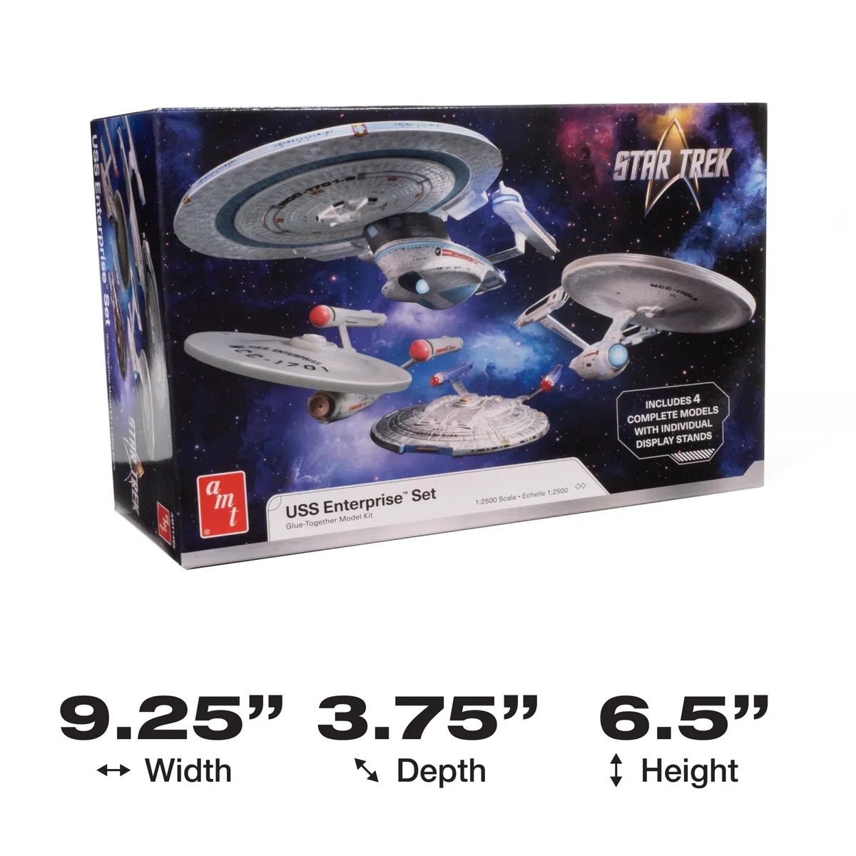 AMT Star Trek U.S.S. Enterprise Four Ship Set - Modellino in scala 1:2500