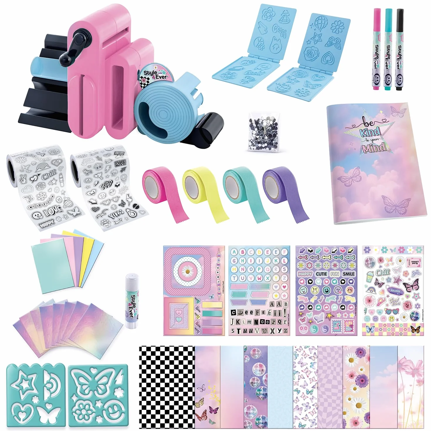 Canal Toys Style 4 Ever Studio di Scrapbooking 3 in 1 - Attività Manuale Creativa per Bambini 6+