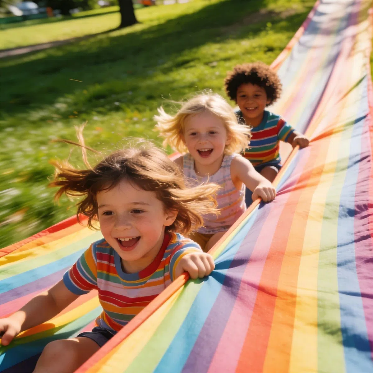 Scivoli Lunghi per Prato Colorata Resistente Tappeto Attività da Esterno per Bambini Ragazzi Adolescenti