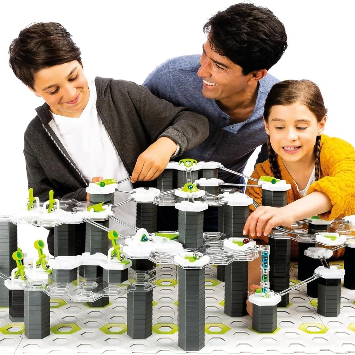 Ravensburger - GraviTrax Starter-Set, Pista biglie 116 pezzi, Rompicapo bambini e adulti, Giochi bambini 8 anni e più, Gioco Interattivo ed Educativo STEM, Compatibile con tutti i produtti GraviTrax