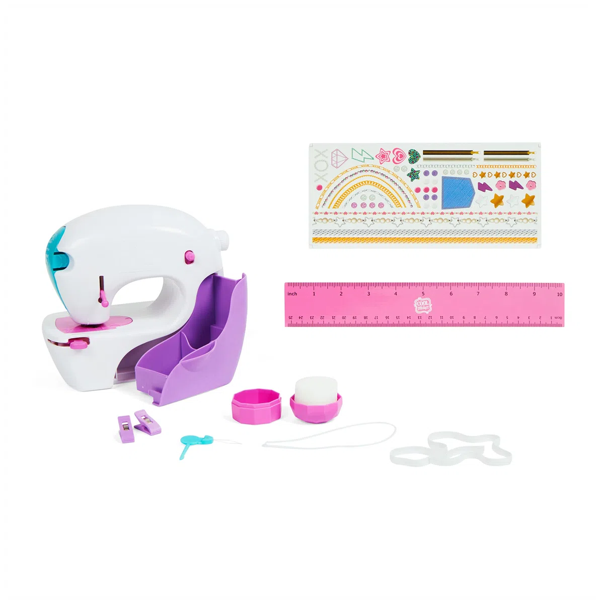 Cool Maker Stitch 'N Style Fashion Studio , Macchina da Cucire per bambini e bambine , Filo da cucire pre-inserito, tessuto e stampe ad acqua , Giochi creativi per bambini e bambine dagli 8 anni