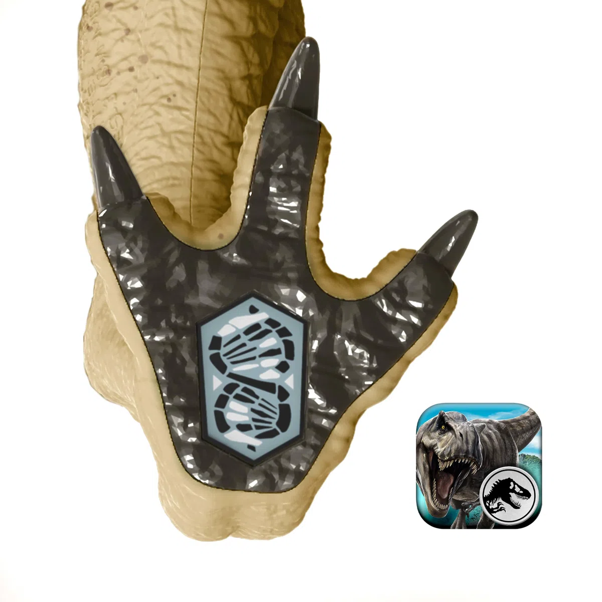 Mattel Jurassic World La Rinascita - Dinosauro Cattivo Ruggito Devastante, action figure da 55+ cm con 2 mosse d'attacco incluse, design autentico dal film, giocattolo per bambini, 4+ anni, JJP79