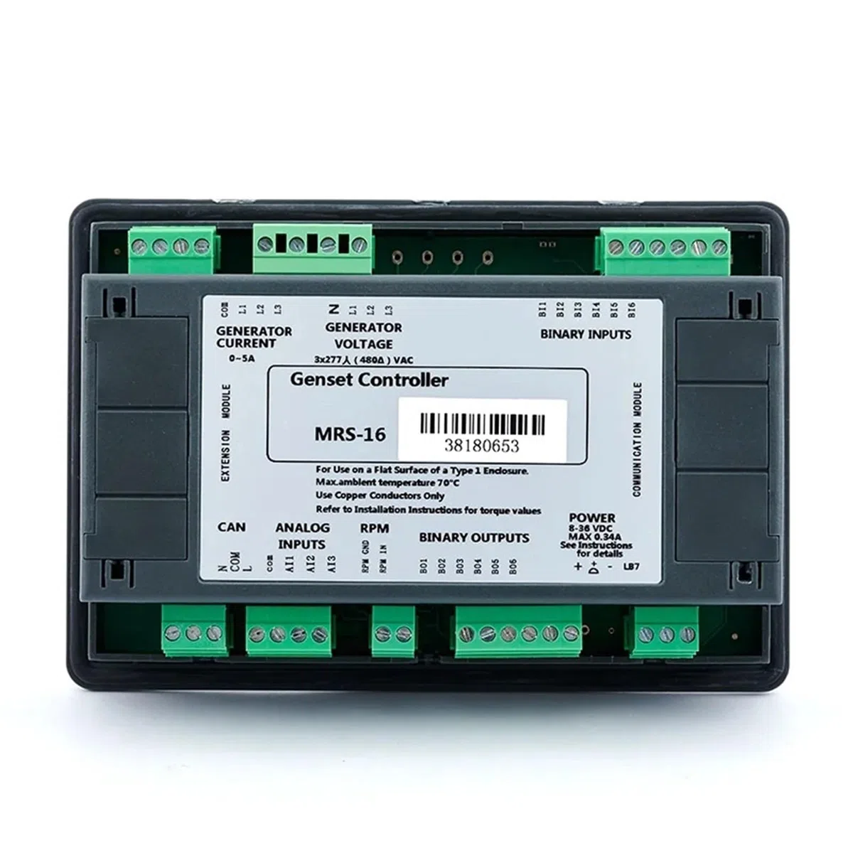 Panel sterownika generatora diesla MRS-16 MRS10 MRS16 z automatycznym rozruchem
