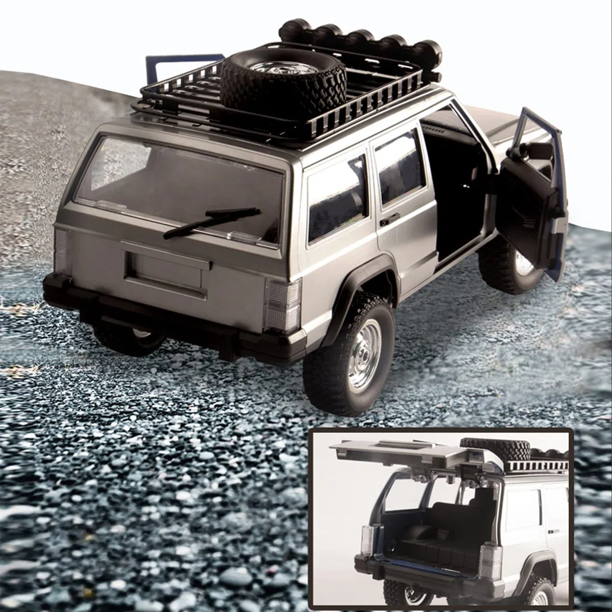 Goolsky Auto Telecomandato Camion RC Crawler All Terreno 2.4Ghz 1/12 Off Road 4WD Veicolo Da Corsa Arrampicata - Regali per Adulti Con 3 Batterie