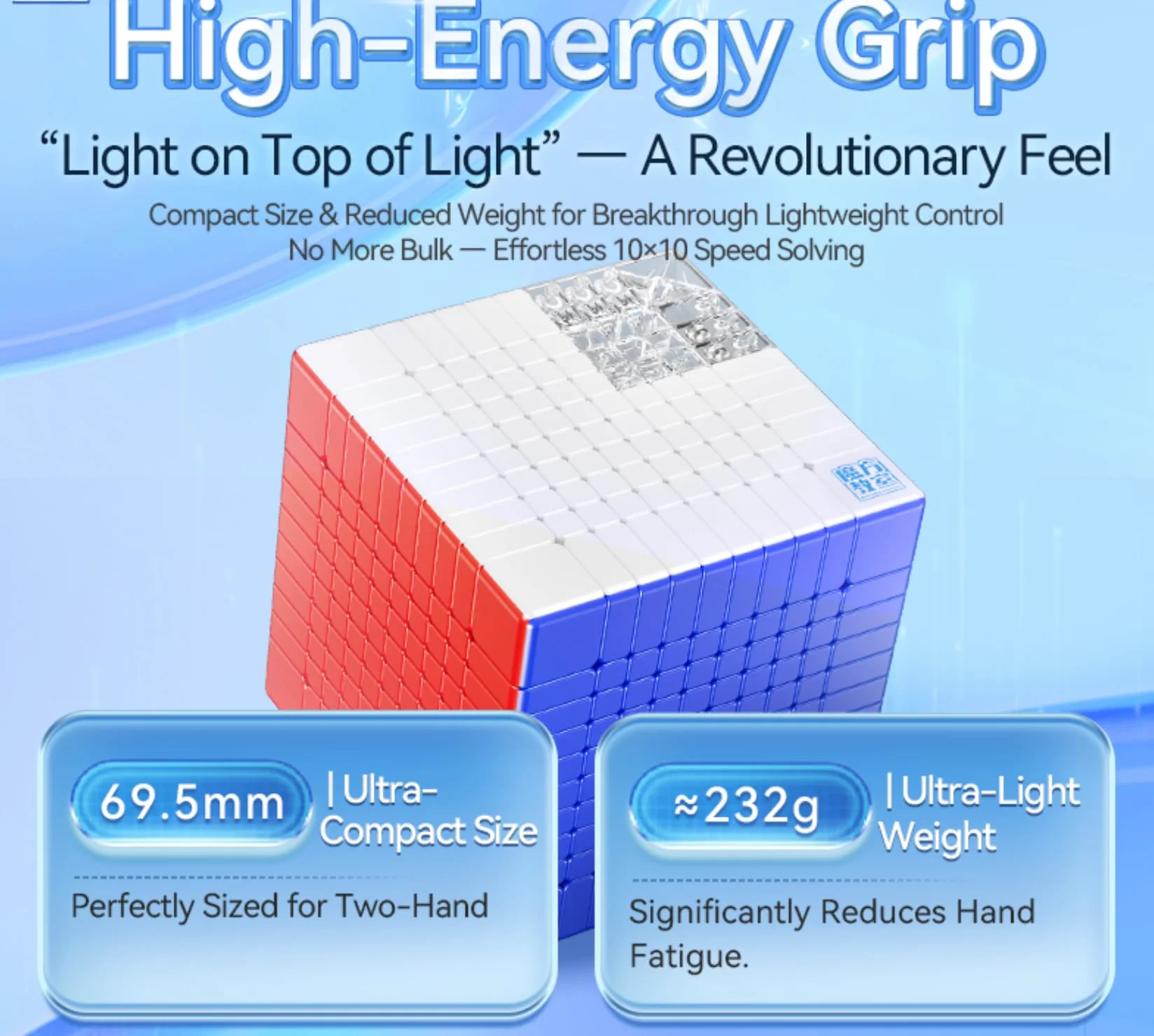 Bokefenuo Moyu Meilong 10x10 Speed Cube 84mm Competizione Professionale Stickerless MoFang JiaoShi Magic Puzzle Cube