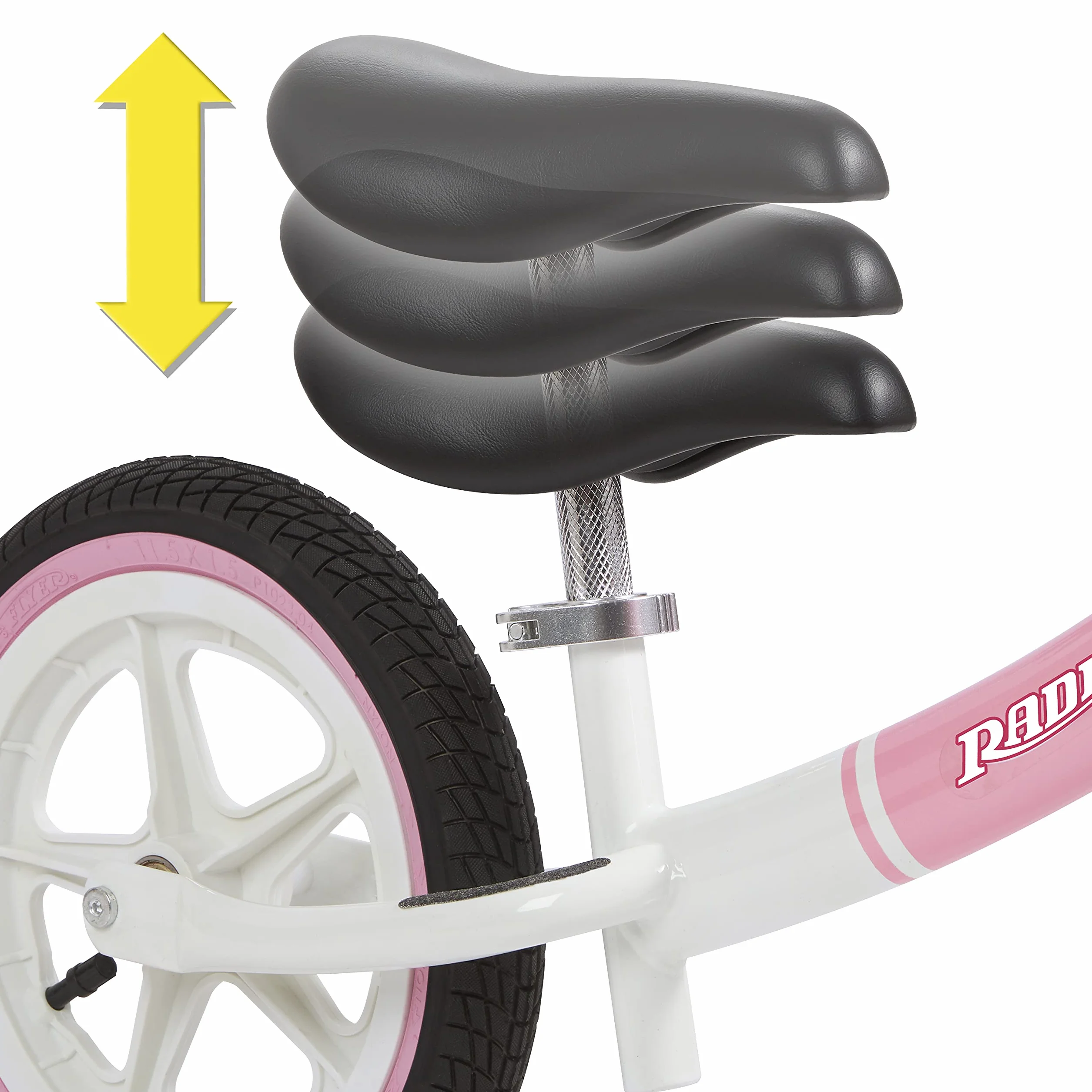 Radio Flyer Air Ride Balance Bike, bici per bambini, età 1,5-5 anni