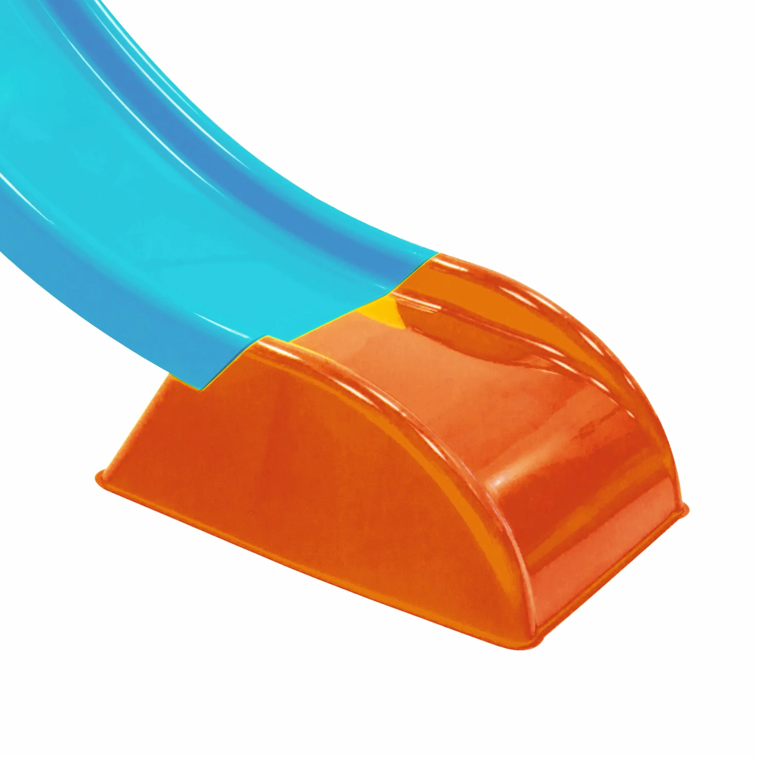 Scivolo per bambini 5 gradini con innesto acqua. Scivolo da giardino per bambini super resistente. Scivolo per bambini da casa in plastica 180x78x110cm. Multicolor Max 50kg (Blu)