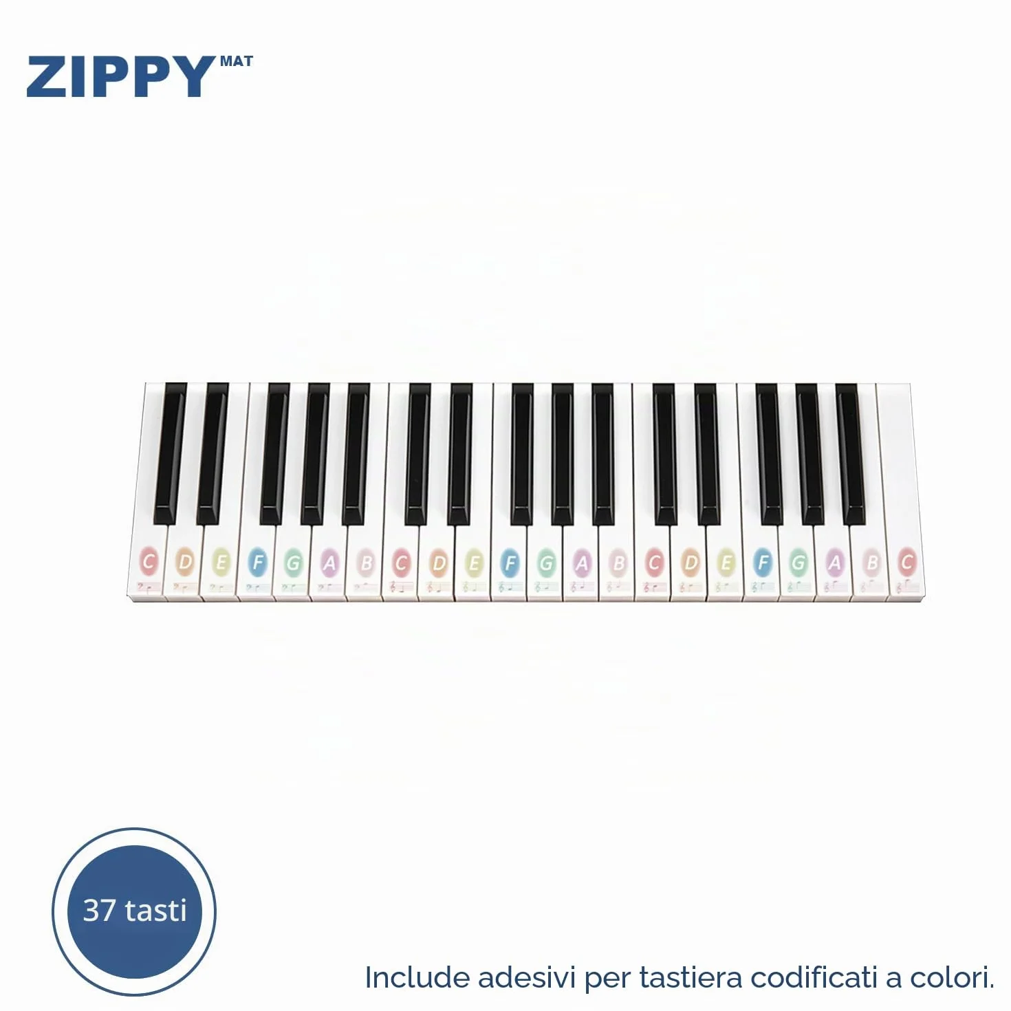 Tastiera per bambini, pianoforte digitale a 37 tasti per bambini, strumento educativo musicale, pianoforte in legno per 3+ ragazze e ragazzi (Nero Basic)