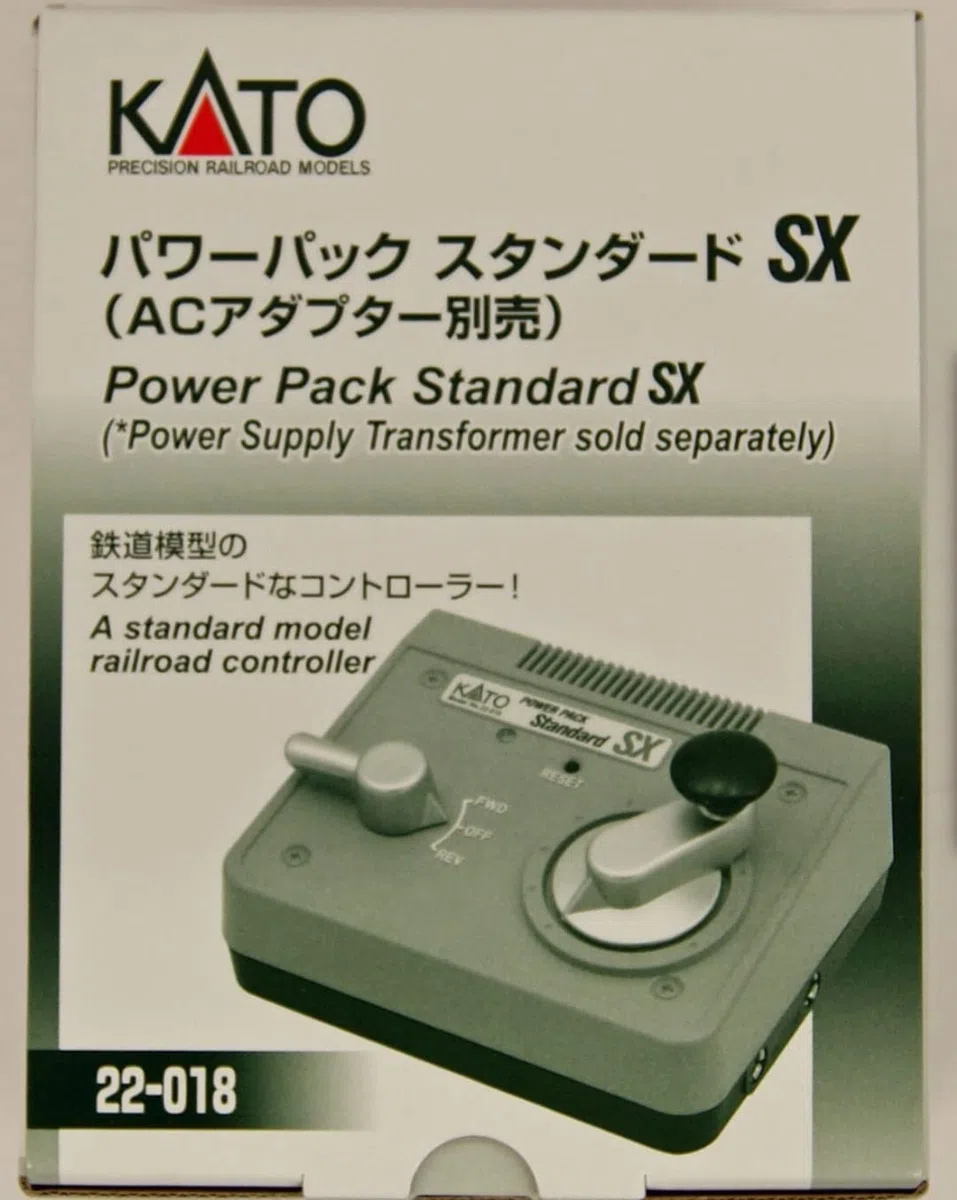 Kato 22-018 Alimentatore Universale Power Pack per Treni ELETTRICI Tutte Le Scale N 1/160 Ho 1/87