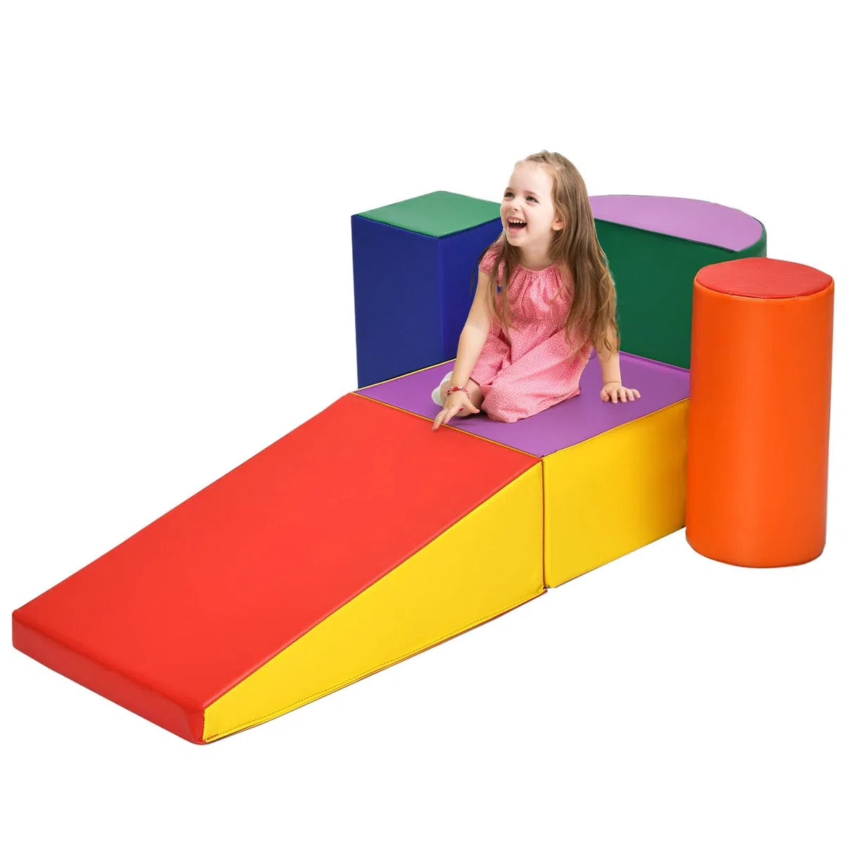 RELAX4LIFE Set da Gioco con Blocchi in Schiuma per Arrampicarsi e Gattonare, Giocattoli Educativi per Bimbi