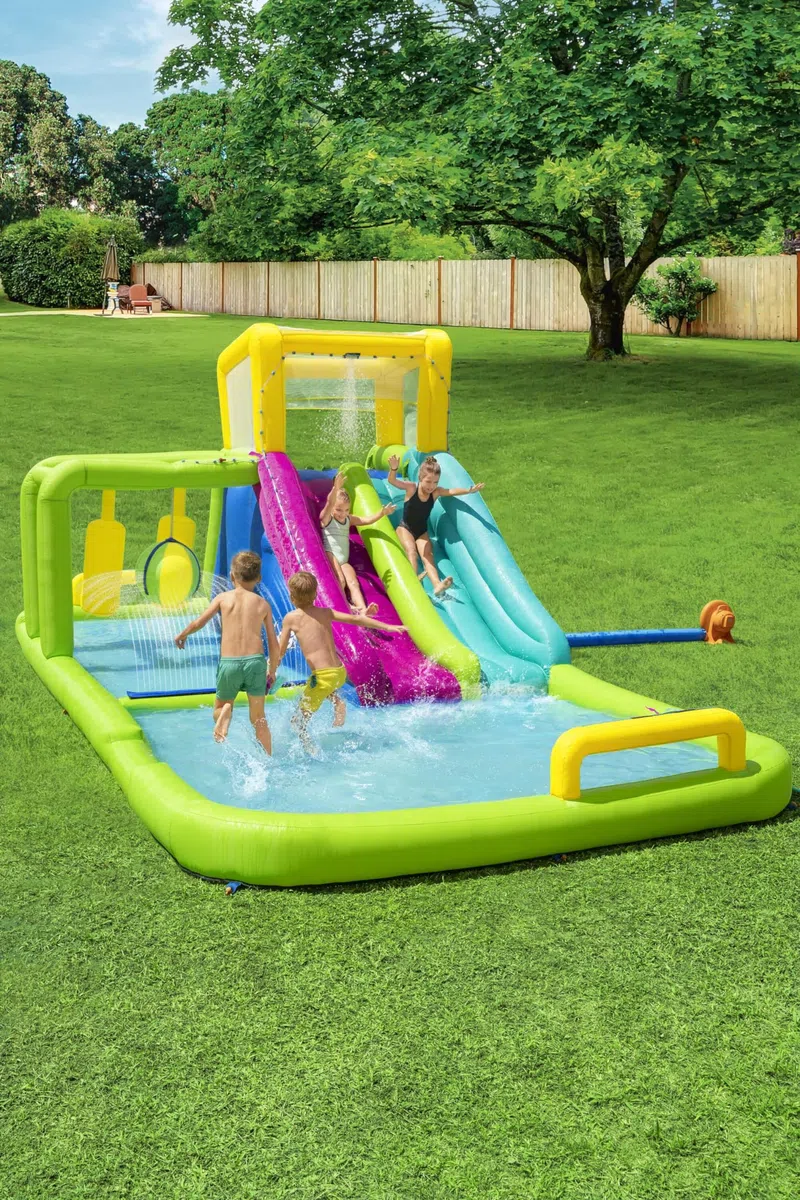 Bestway Mega Parco Acquatico H2OGO! Splash Course, 53387-4, Anni 5+