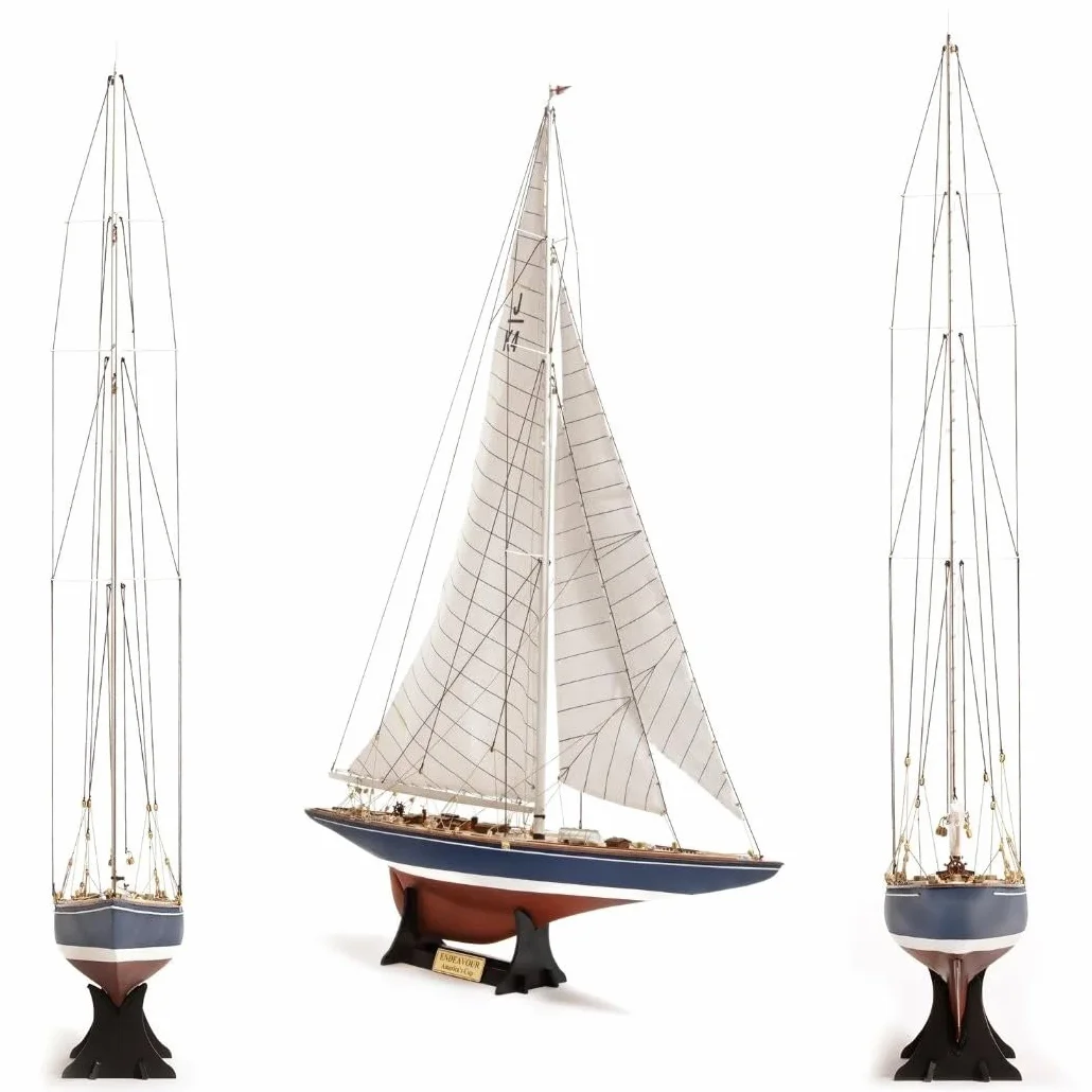 Occre 12013 Endeavour Yacht Modello in Scala 1:75, Kit da costruire, 52,8 cm x 9,1 cm x 72,3 cm