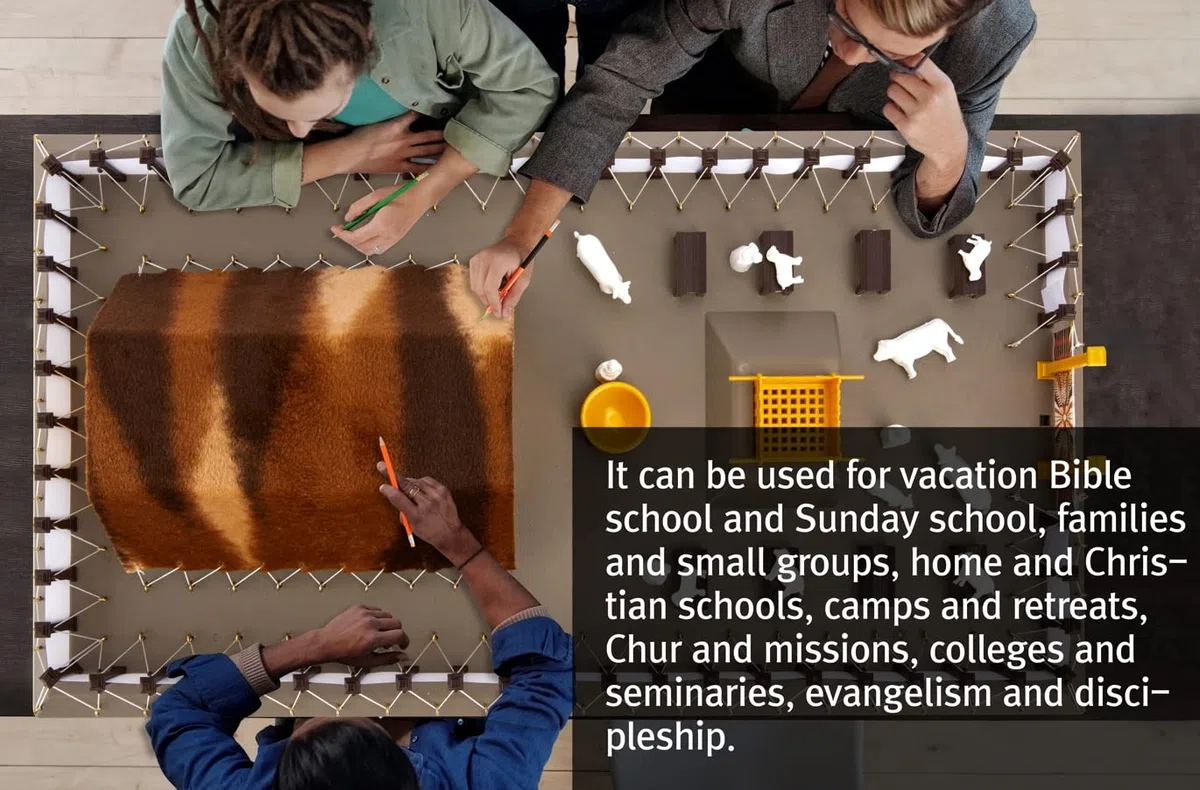The Tabernacle Model Kit - Risorsa per l'insegnamento e l'apprendimento - Modello in Scala 1:90 Facile da Montare - Antico Testamento
