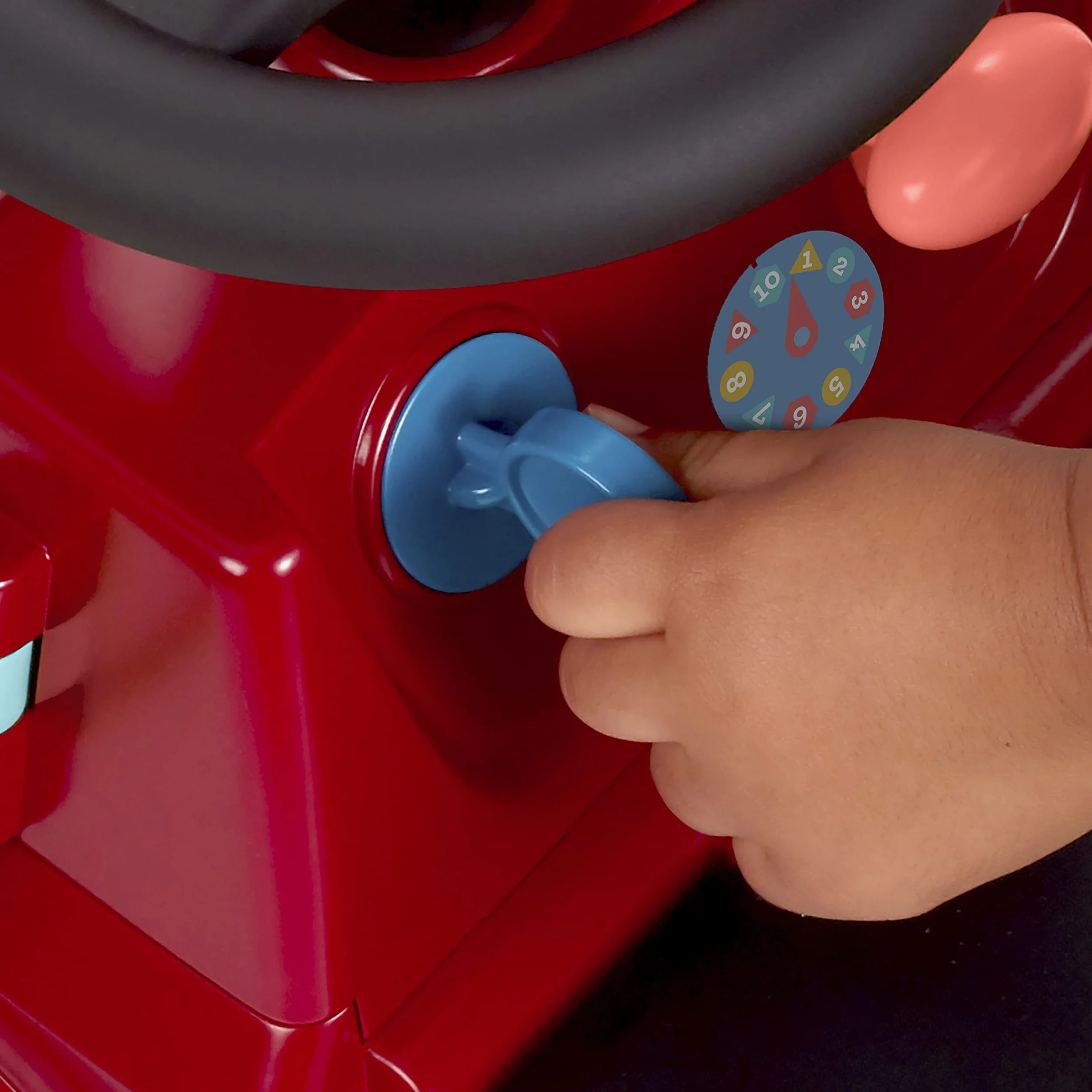 Radio Flyer camioncino con luci e suoni, giocattolo cavalcabile per bambini da 1 a 3 anni, rosso