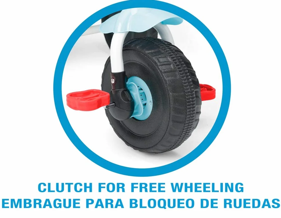 MOLTO Triciclo per bambini MOLTO Urban Trike 3 in 1 Rosa - sicuro, versatile e regolabile, con frizione di bloccaggio delle ruote, manico regolabile e cintura di sicurezza - leggero e resistente