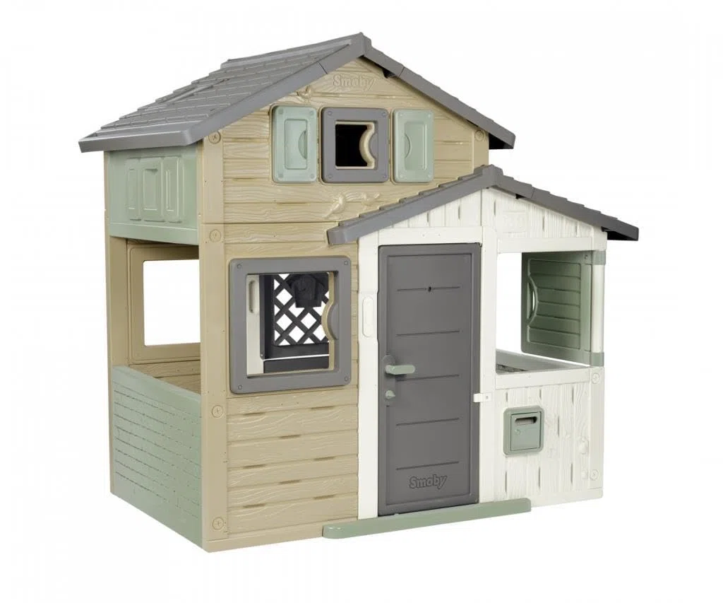 Smoby Casetta Green Evo Friends z plastiki recyklingowej dla dzieci od 2 lat