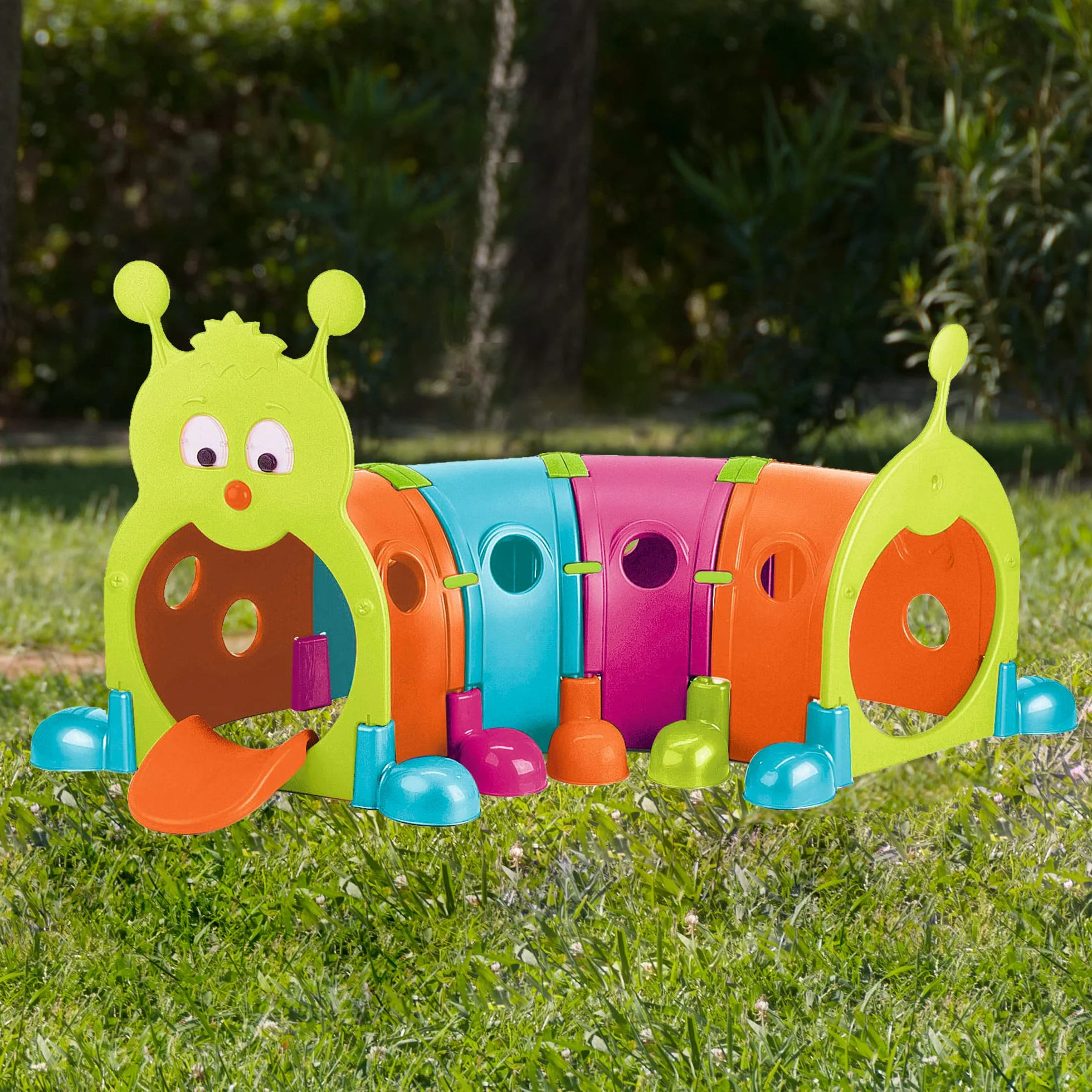 FEBER Febergus Gioco all'aperto Caterpillar Shape Kids 3-8 anni Famosa 800009596