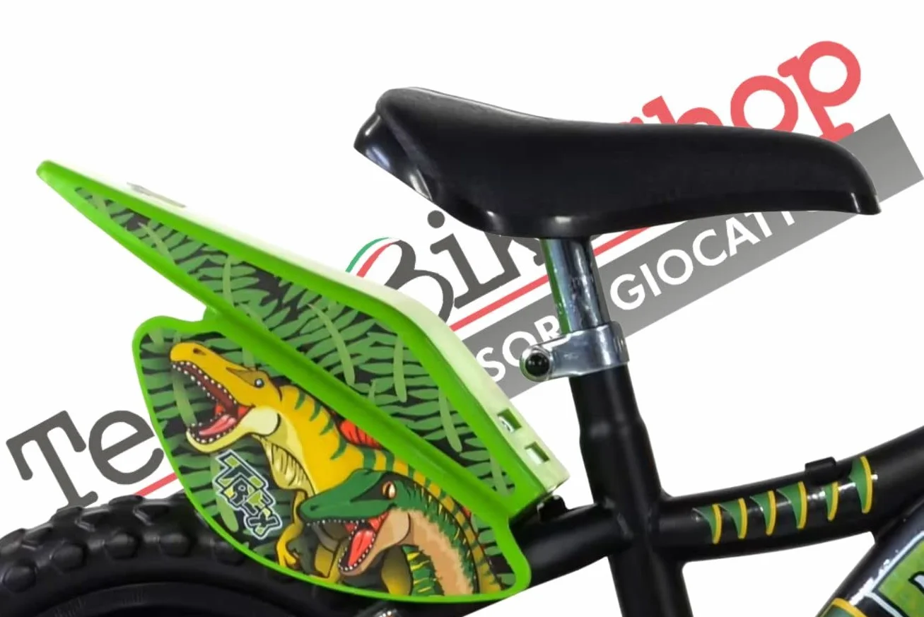 Bici per Bambino Bicicletta Dino Bikes Dinosaur Dino T Rex - Taglia 16"