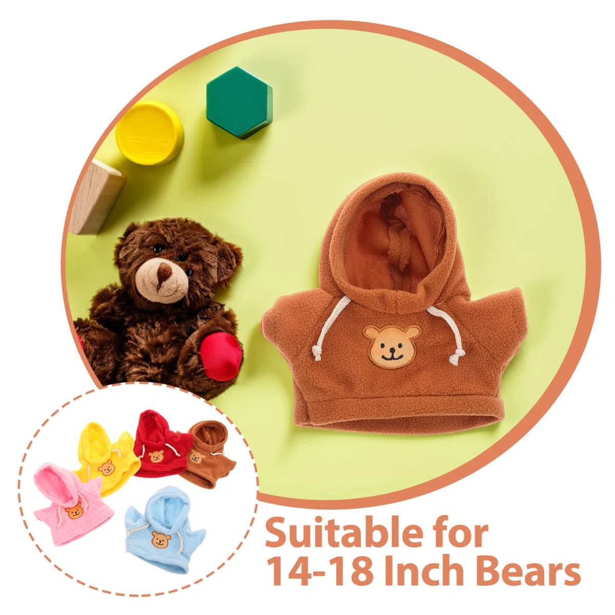 5 pezzi Orsacchiotto Abbigliamento Orso Peluche Vestiti Animali Vestiti Peluche Orso di Peluche Accessori Abbigliamento Abbigliamento per Animali di Peluche Vestiti di Orso Farcito