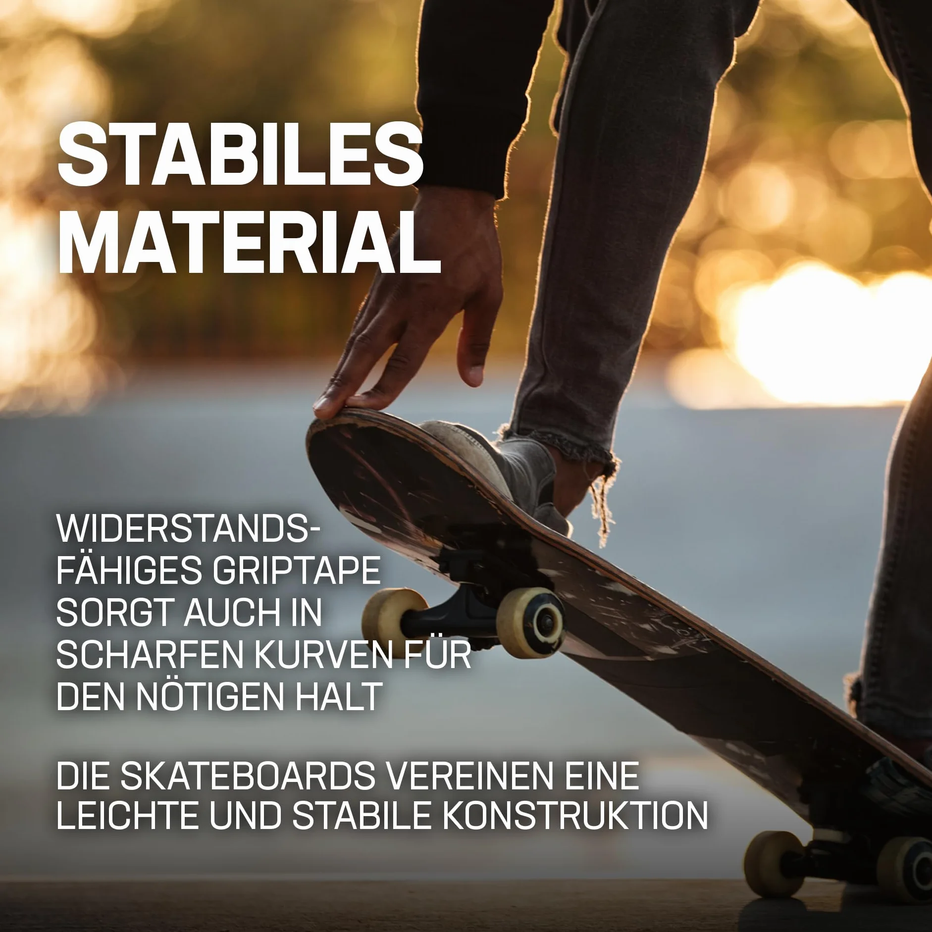 MUWO Street Skateboard 31 x 8 pollici – Tavola completa per principianti in robusto legno e alluminio, adatta per bambini, adolescenti e adulti con diversi motivi (Swing & Wing)