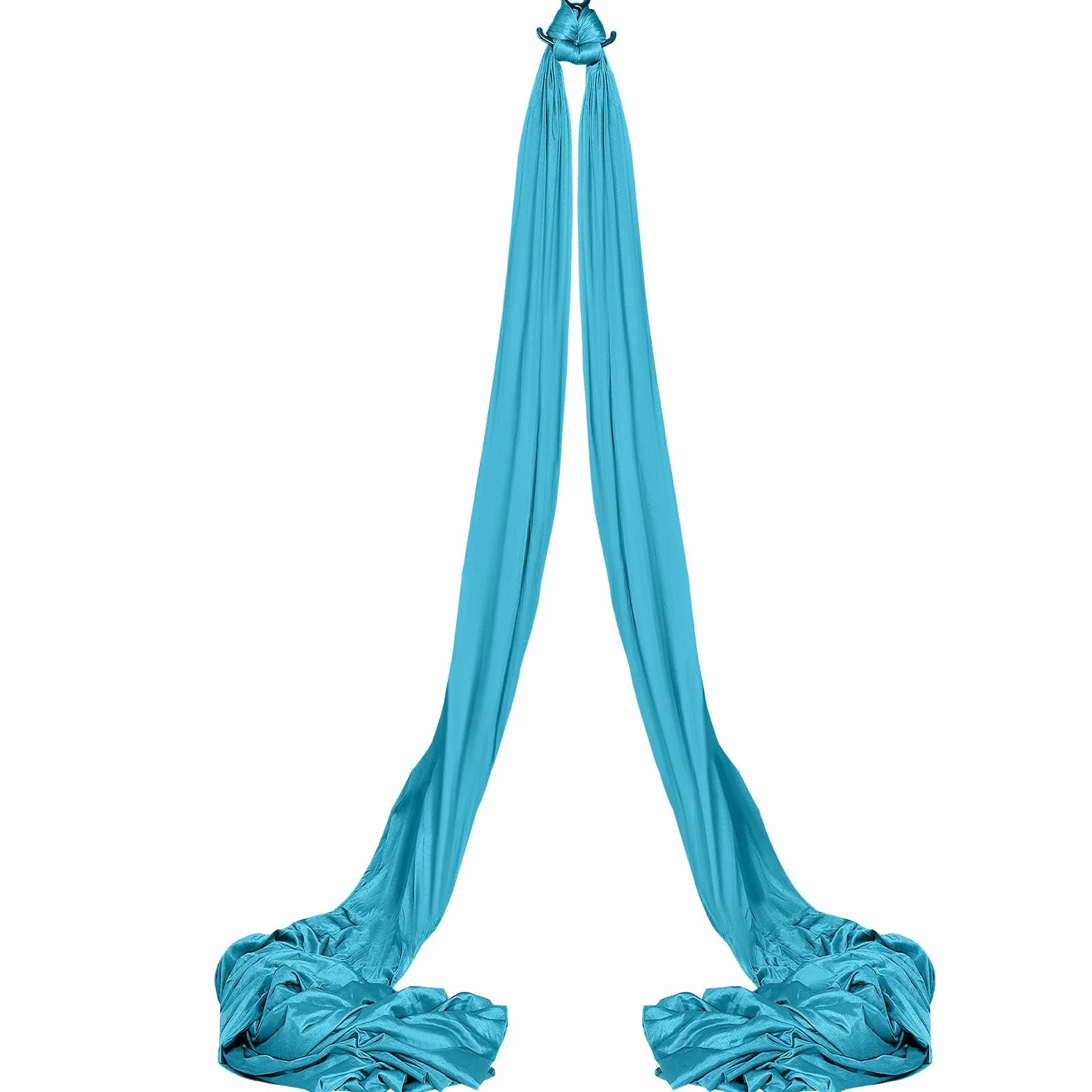 VEVOR Altalena per Yoga e Seta Aerea, 11 Metri, Kit Amaca per Yoga Aerea con Tessuto in Nylon da 100 g/m², Hardware Completo per L'attrezzatura e Guida di Installazione Facile, Blu