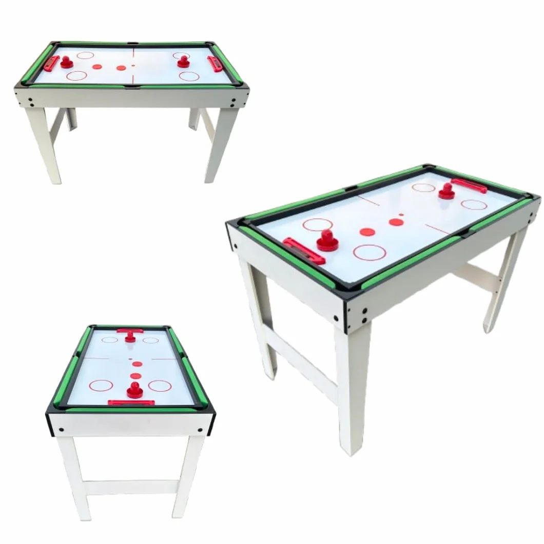 Tavolo da Gioco 4 in 1 - Biliardino, Air Hockey, Biliardo, Ping Pong - Calcio Balilla Multigioco per Bambini - Tavolo Multifunzione in MDF