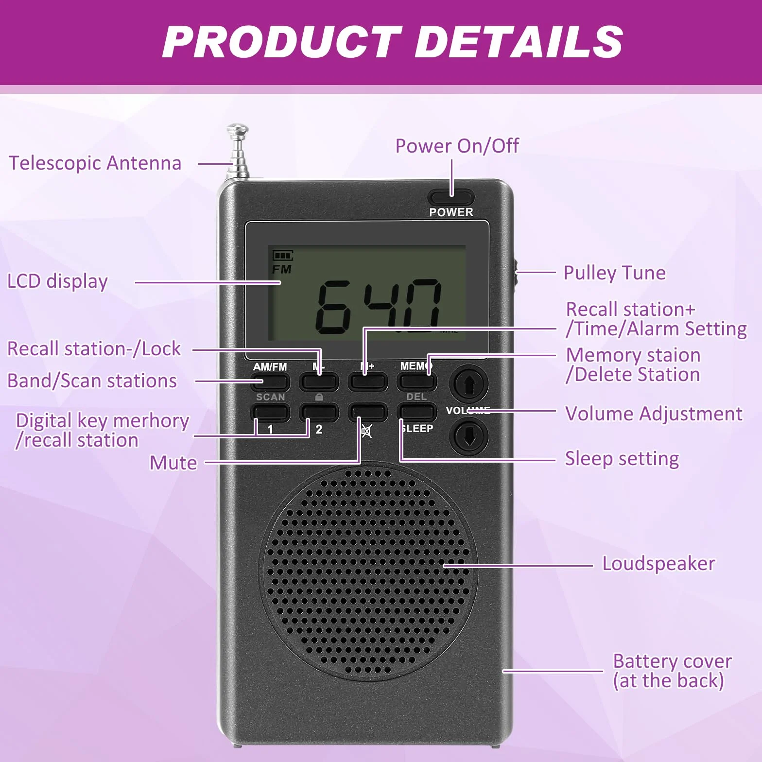 Dunzy Kit di attrezzature per la caccia ai fantasmi con Ghost Box Rilevatore di campo magnetico Cuffie Benda Dispositivo di caccia per indagini Emf Meter Magnetico Paranormale Spirit Forniture per