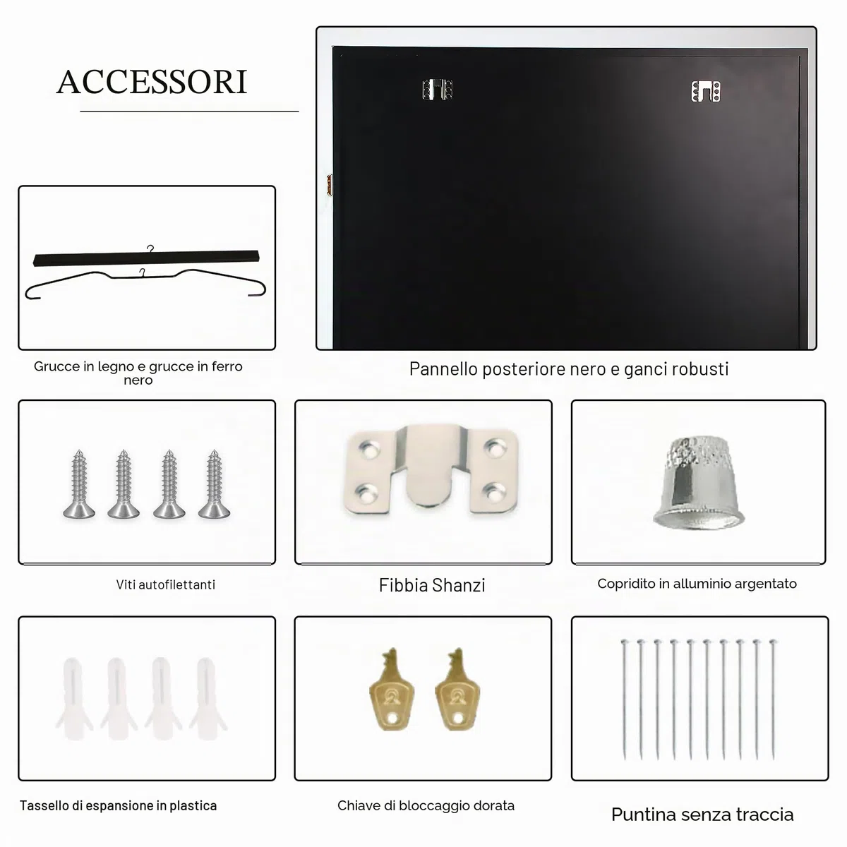 Cornice Espositiva per Maglietta da Calcio - Legno Ingegnerizzato e Acrilico, Kit Cornice per Maglietta da Calcio Adulto Standard Maglietta Sportiva, Maglietta da Rugby, Maglietta di Band