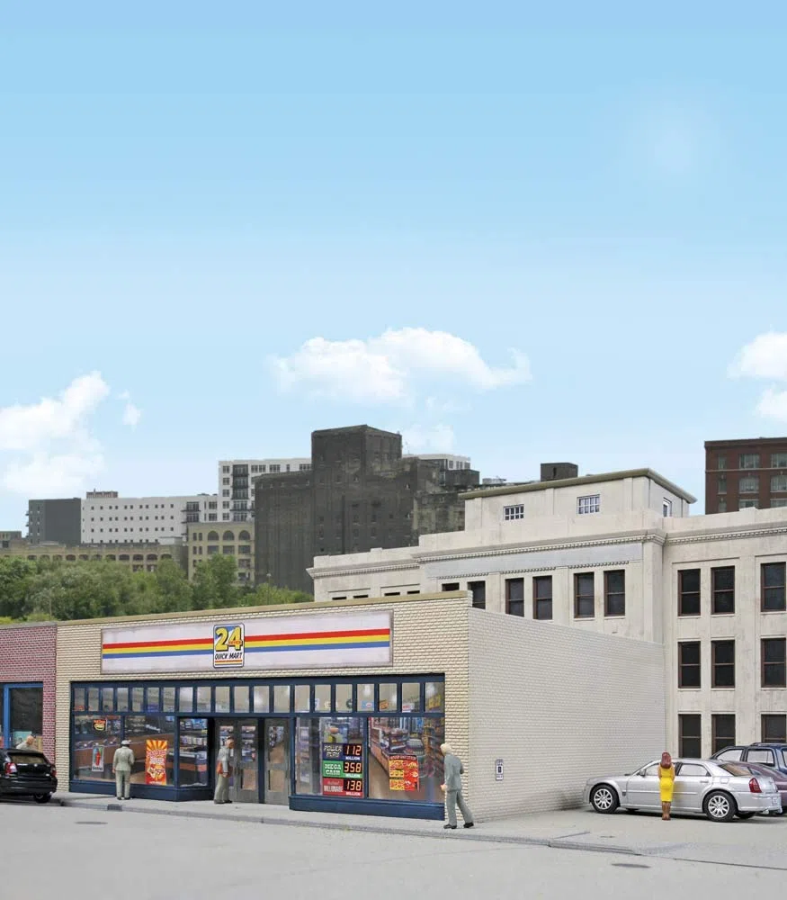 Walthers Cornerstone Supermercato 24-Seven Edificio