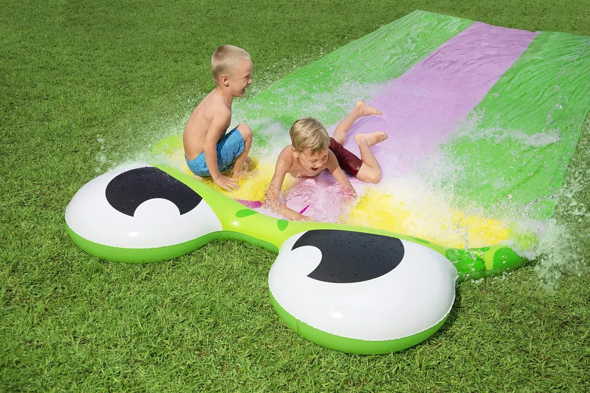 Bestway Scivolo d'Acqua per Bambini Frog 3 Anni+
