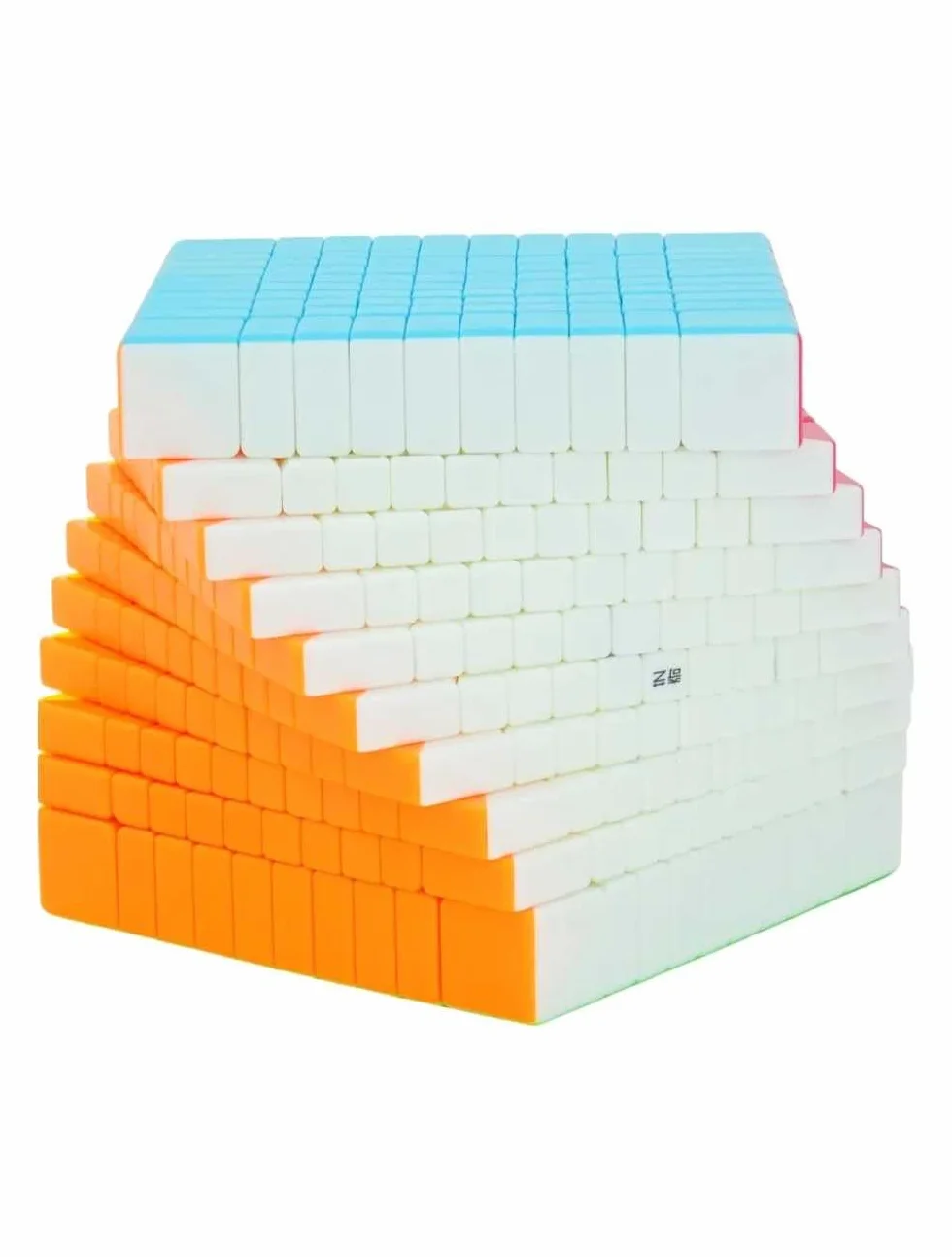 Logica Giochi - Cubo Magico 10x10 Stickerless - Cubo Professionale - Rotazione Fluida e Silenziosa
