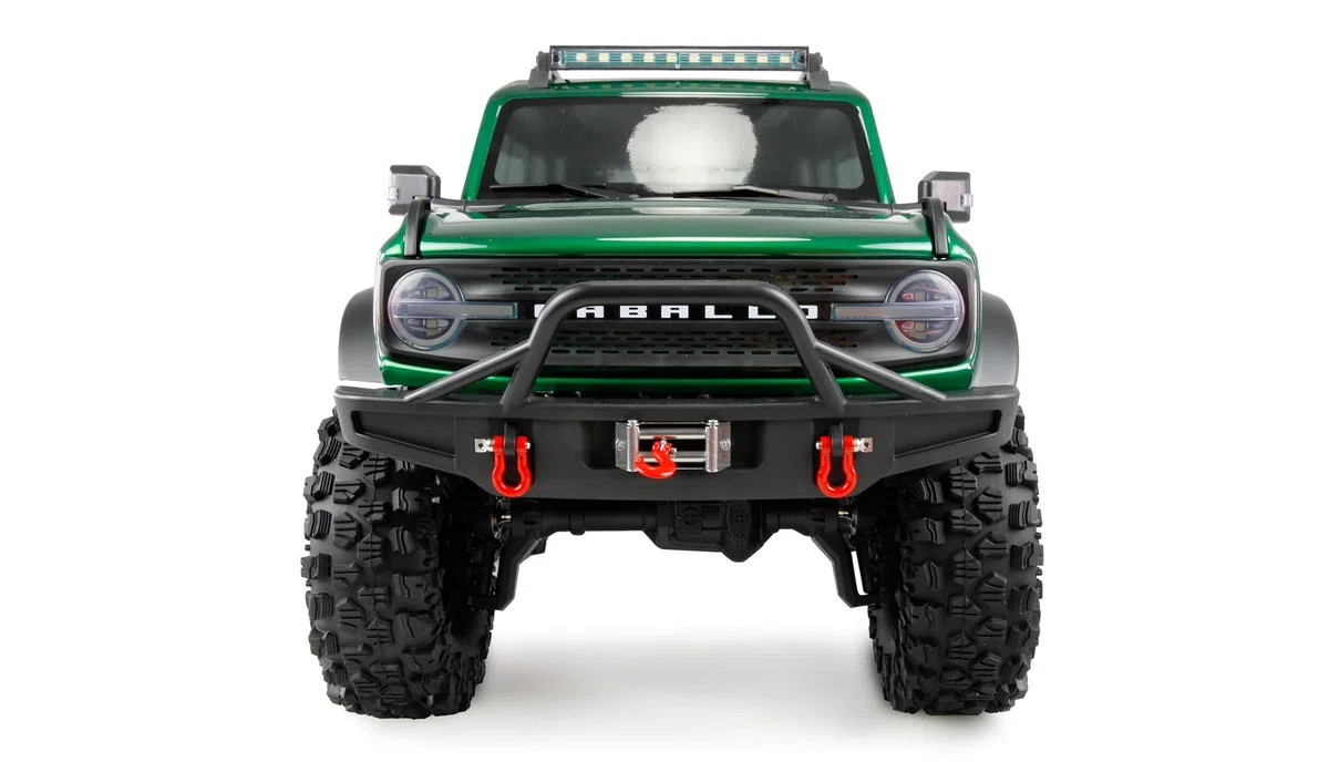 Amewi AMXRock Caballo Crawler 4WD 1:10 ARTR verde metallizzato RC telecomandato