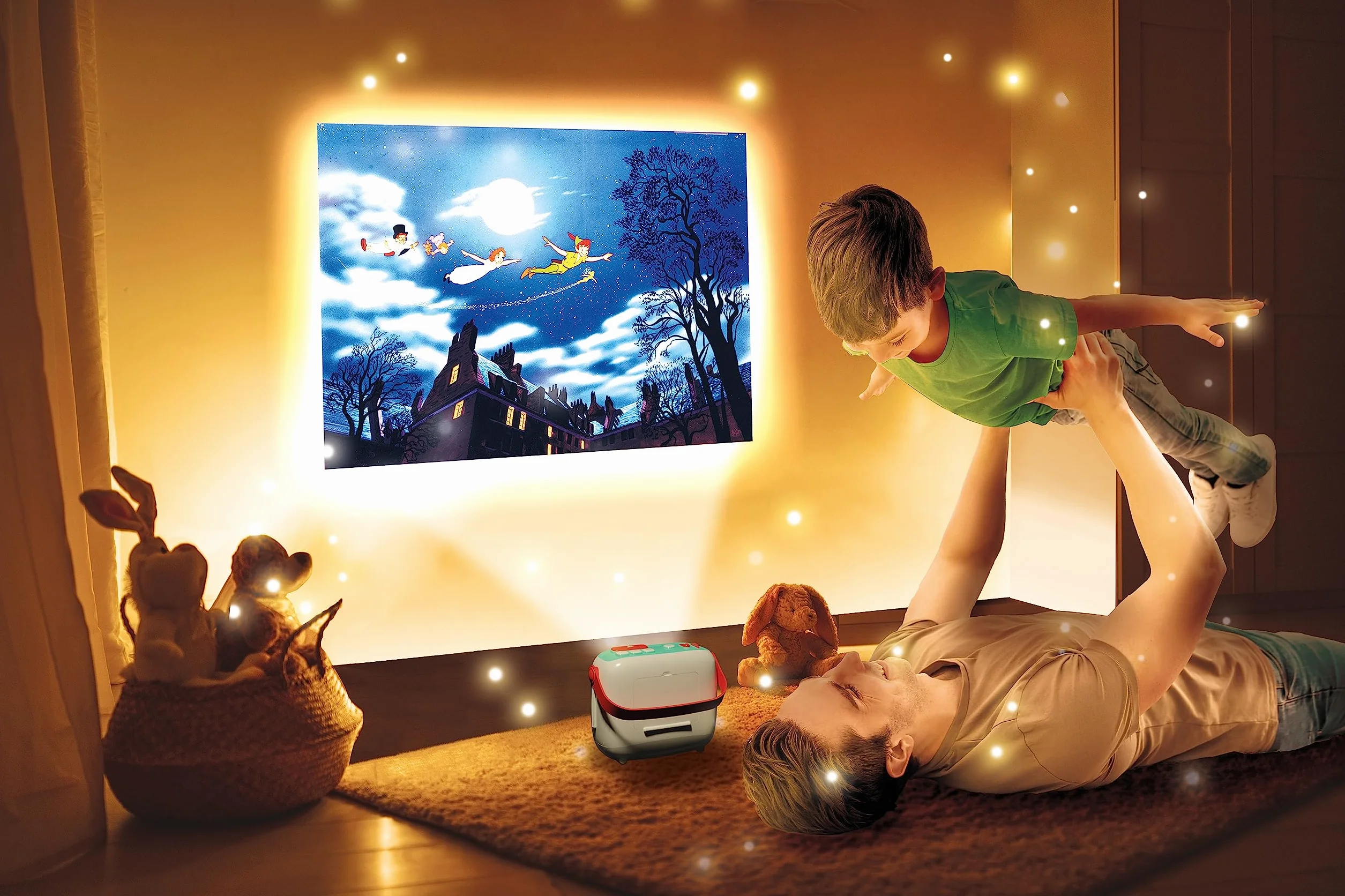 Clementoni Disney Baby Proiettore Raccontastorie, Storyteller per Bambini 1-6 Anni, con 8 Diapositive dei Grandi Classici, Gioco Elettronico, Non Compatibile con Le Ricariche, in Italiano, 17819