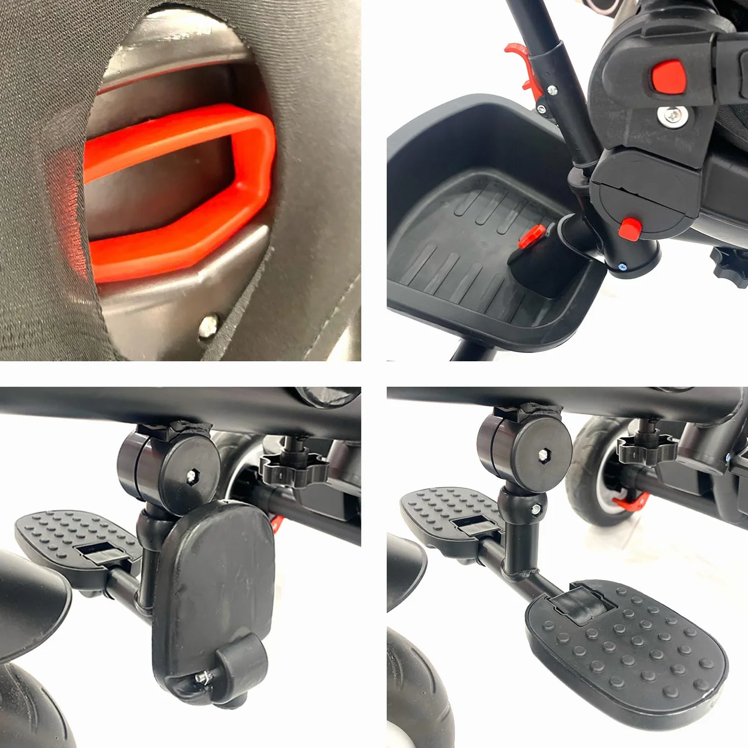 Triciclo Evolutivo Moov-1 4-in-1 per Bambini dai 18 mesi (Nero)