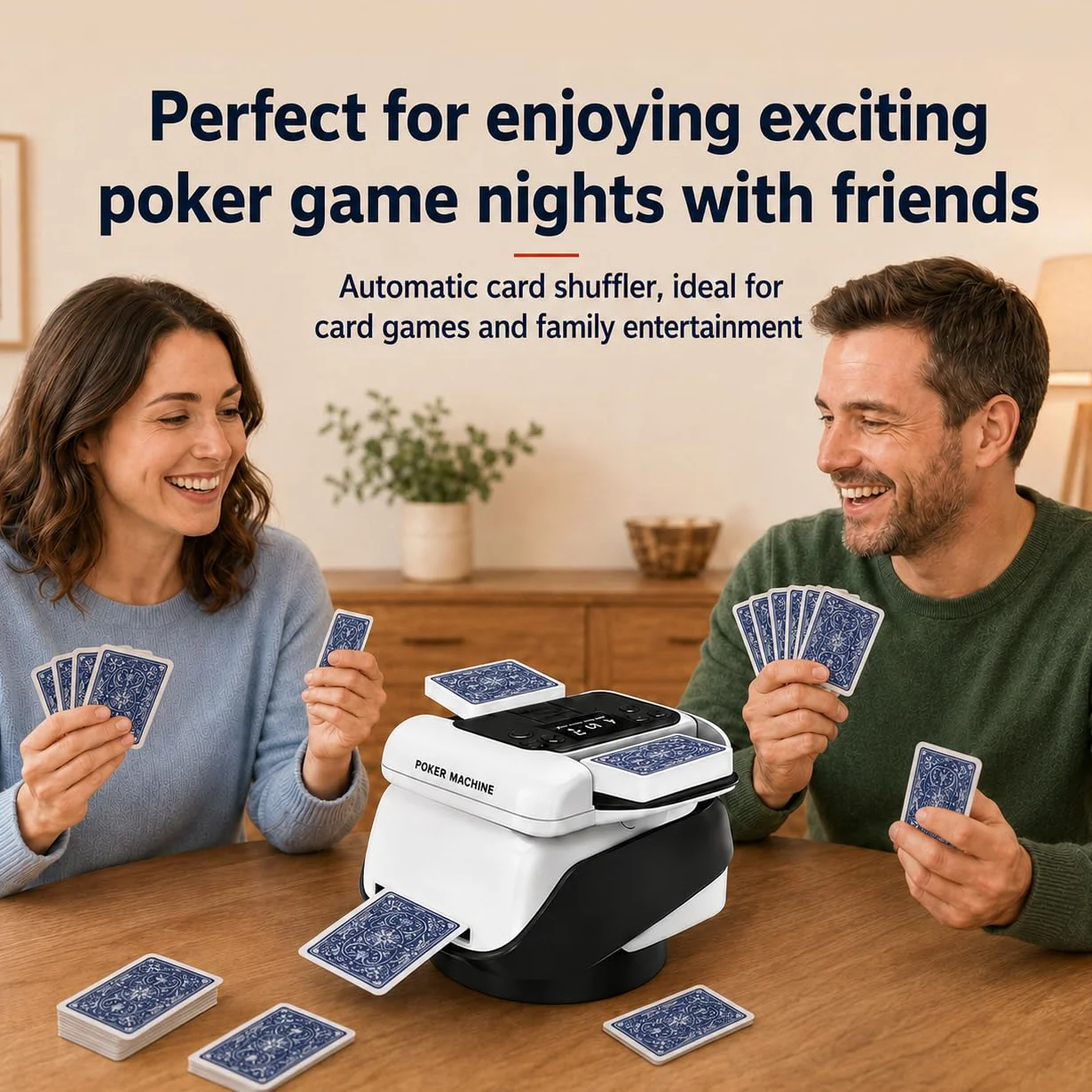 Miscelatore e distributore automatico di carte 2 in 1, rotazione a 360° per 1-2 mazzi, con 4 telecomandi, miscelatore elettrico per 2-12 giocatori, ricaricabile, silenzioso, ideale per il poker