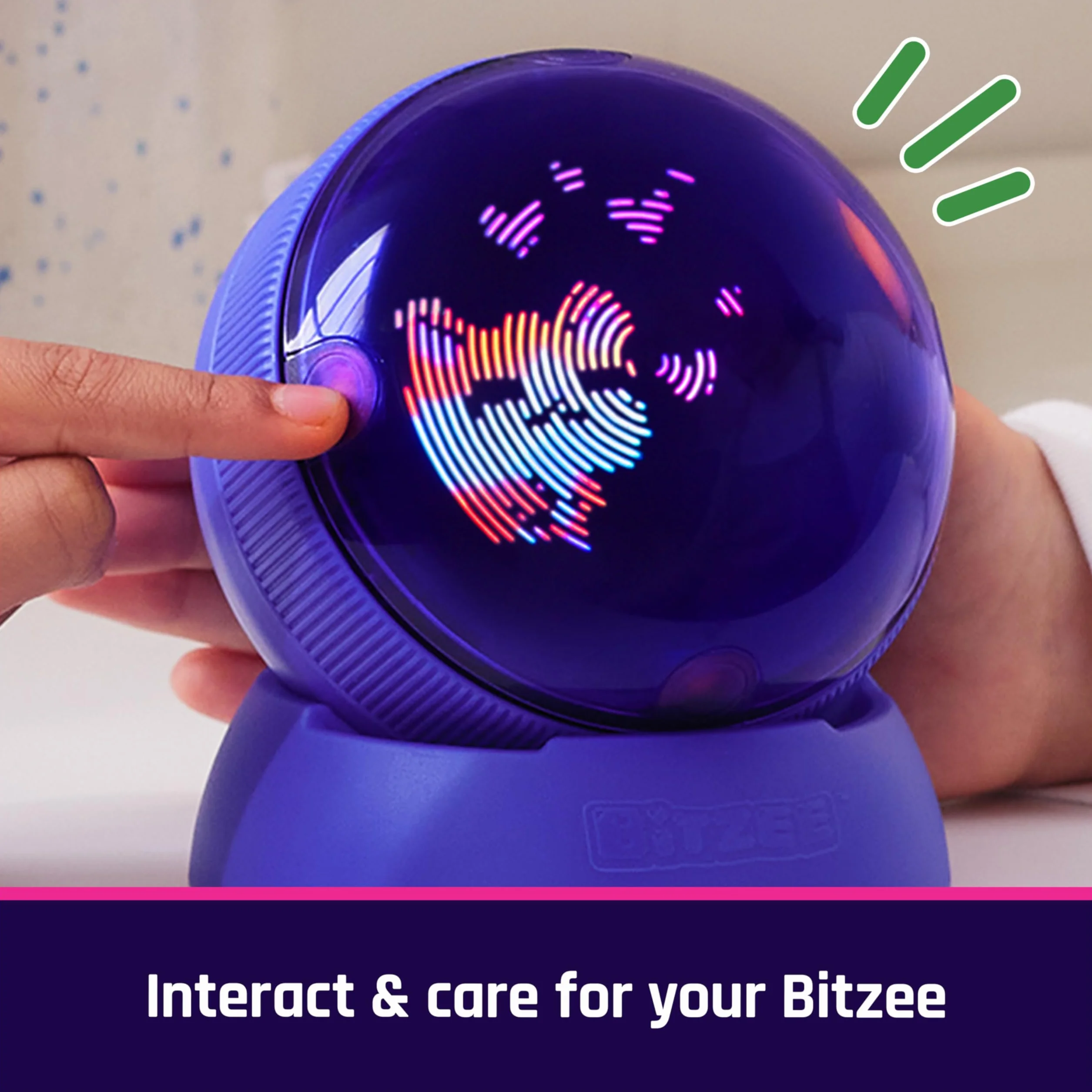 Bitzee, Palla per criceti giocattolo interattivo con oltre 20 criceti all'interno, rotola e reagisce al tocco, giocattoli digitali per bambini per ragazze e ragazzi dai 5 anni in su