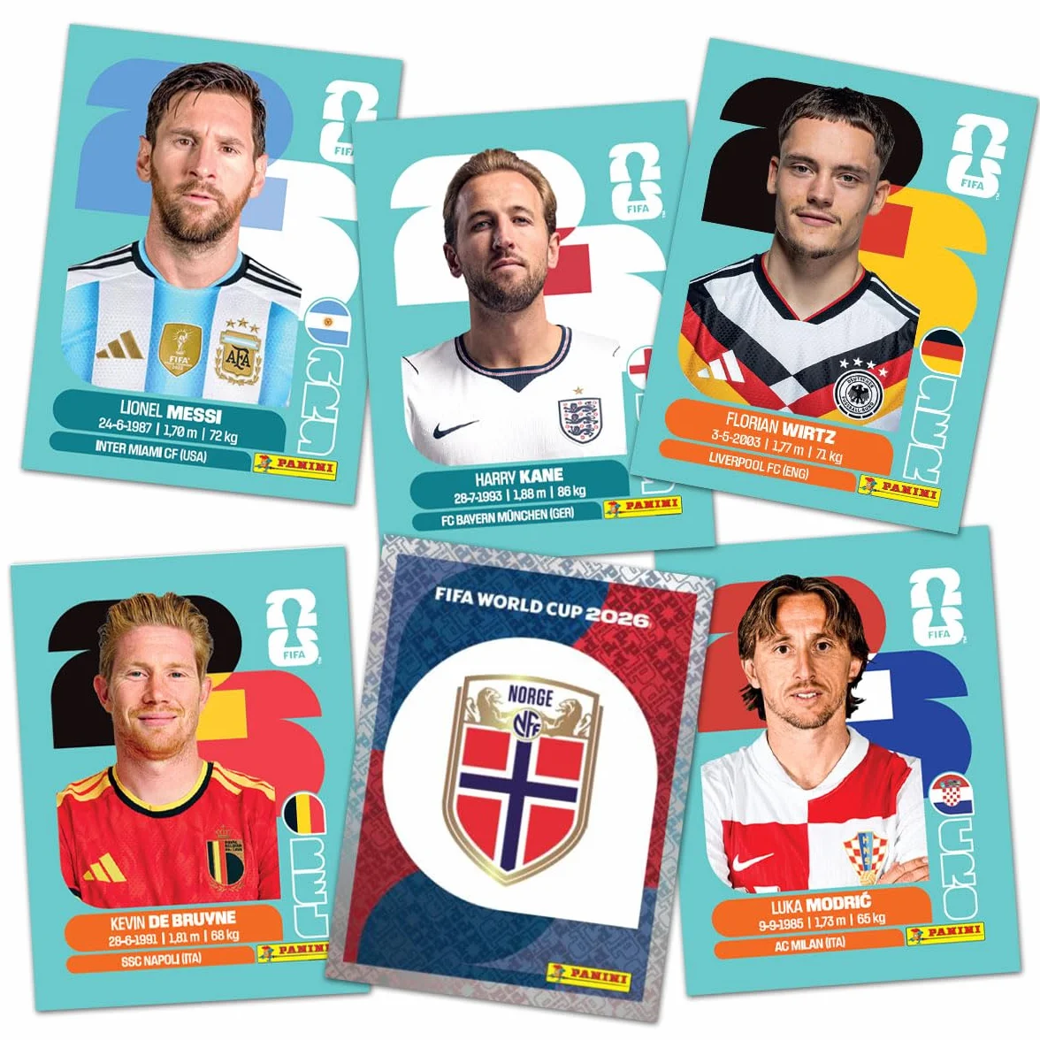 Panini Collezione ufficiale di adesivi FIFA World Cup 2026™ (scatola da 100 sacchetti)