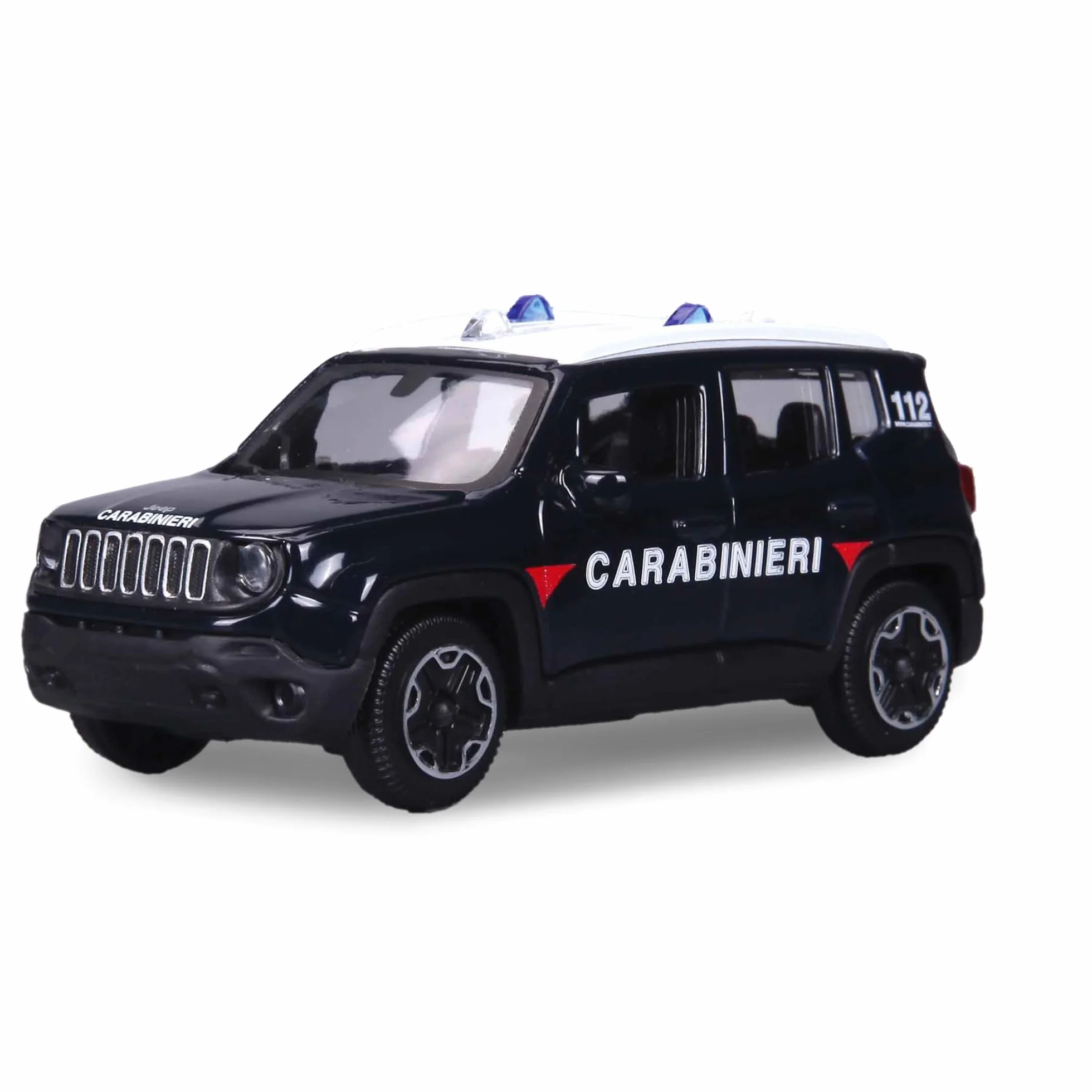 BBURAGO - Auto Carabinieri - Modellino Realistico Auto in Scala 1:43 (Scelta Casuale tra i Modelli Disponibili), Licenza Ufficiale Arma dei Carabinieri, Età consigliata 3+ Anni