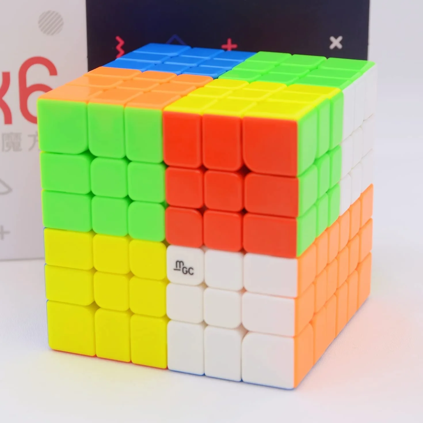 YJ MGC 6x6M - Cubo magnetico Speed Puzzle Yongjun MGC 6x6 M Magic Cube senza adesivi