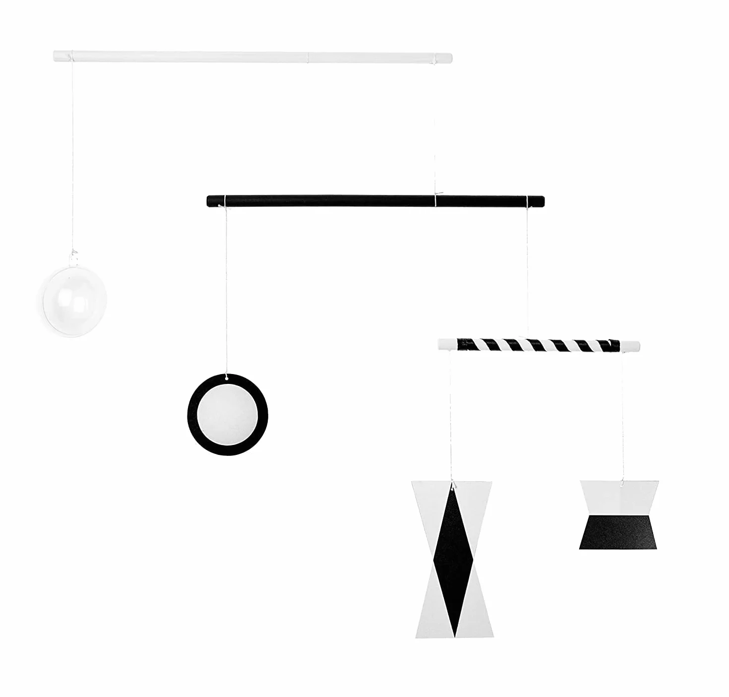 Montessori inspired mobile - Black and White mobile