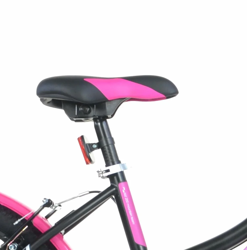 Dino Bikes Bicicletta Bambina 20 pollici nero e rosa