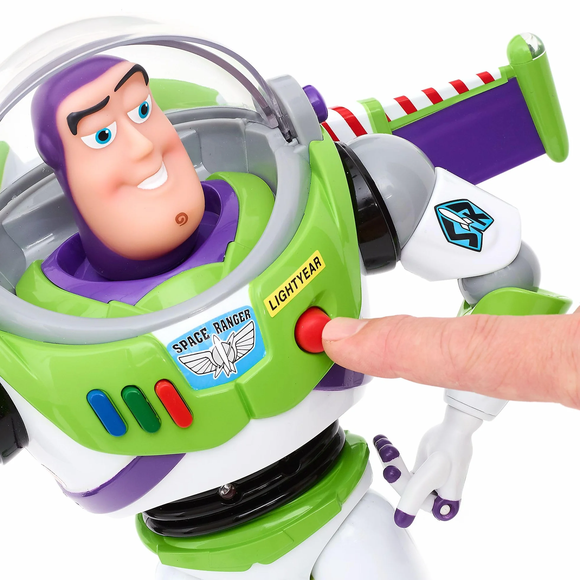 Disney Store Buzz Lightyear Interattiva Parlante Action Figure 36 cm Toy Story 15 Frasi Inglese