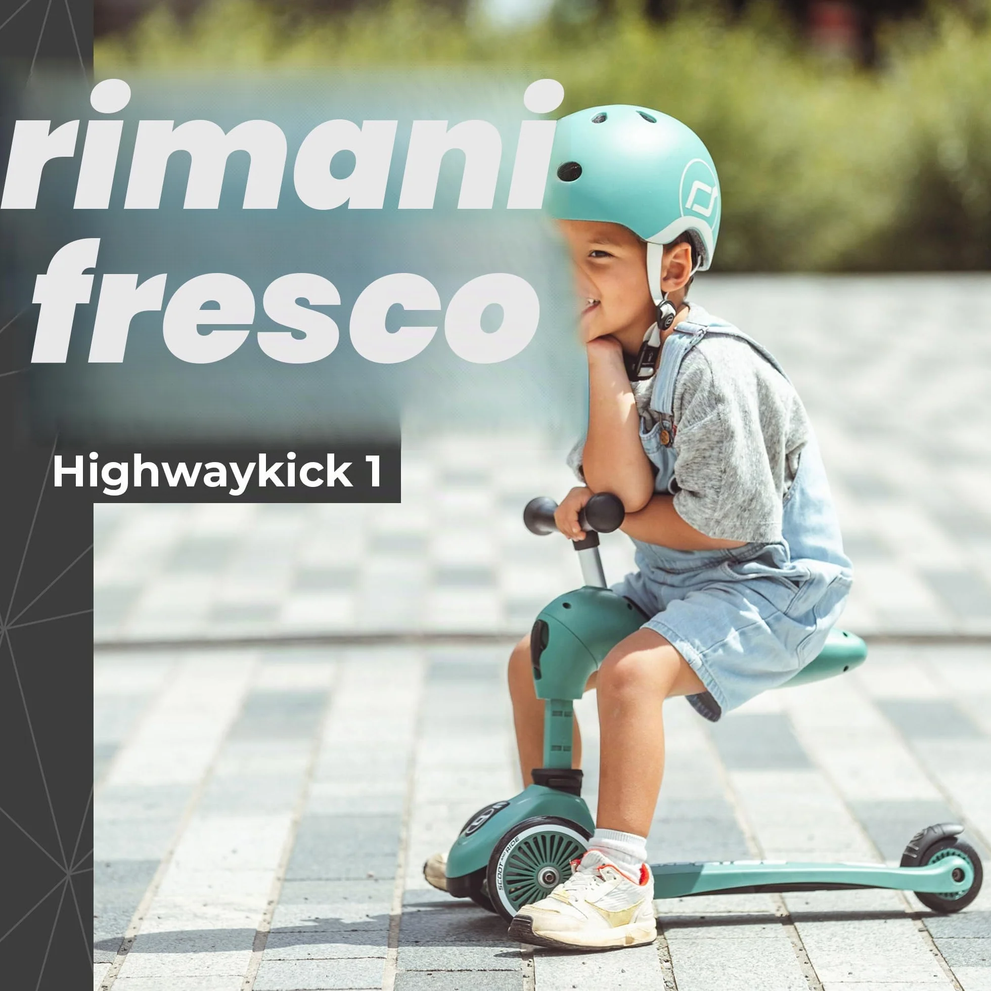 Scoot & Ride Unisex, Monopattino per Bambini Highwaykick 1 con Seduta