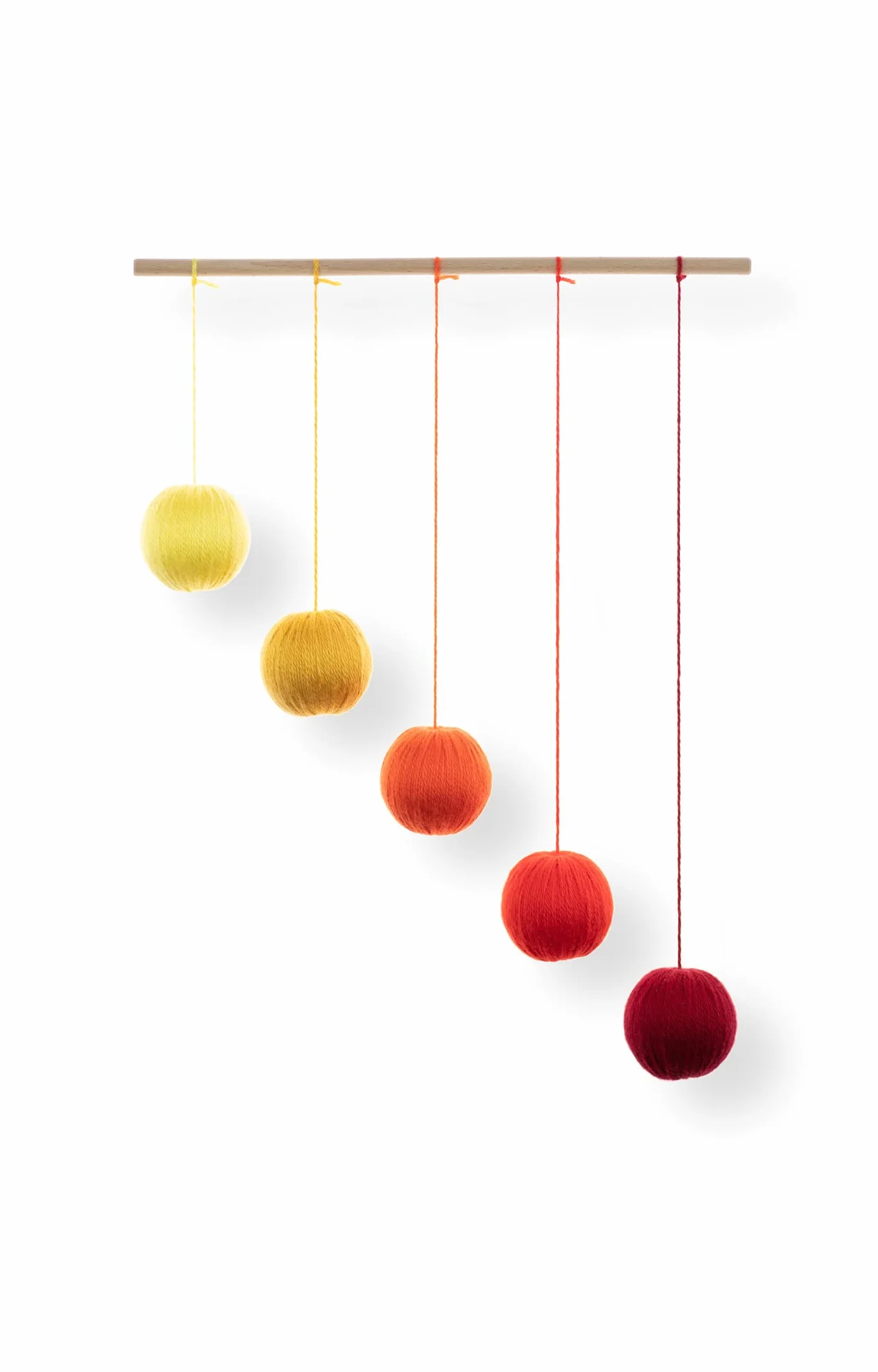 Montessori inspired mobile - Orange Gobbi