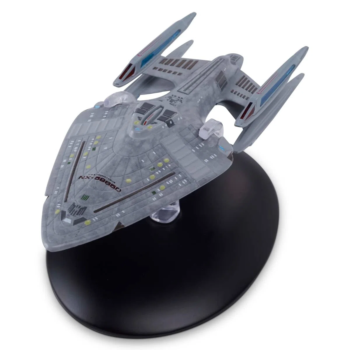 Eaglemoss Collections U.S.S. Prometheus NX-59650 Modello di astronave pressofuso argento