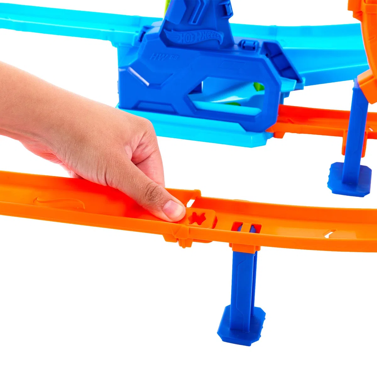 Hot Wheels Mega Ciclone Pista Giri della Morte Veicolo Incluso Speed Snap JHK73
